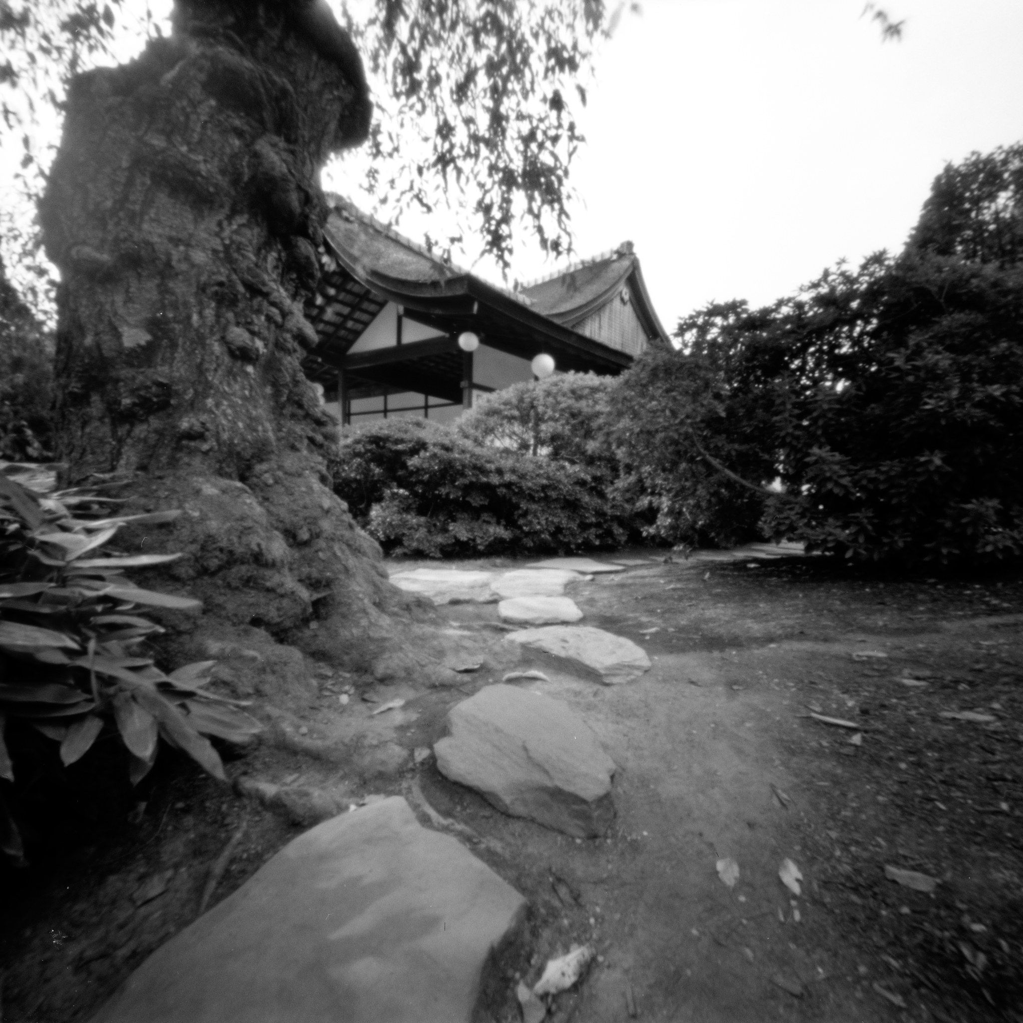 Shofuso Japanese House and Garden. Philadelphia, Pennsylvania. Zero image 2000 6x6.