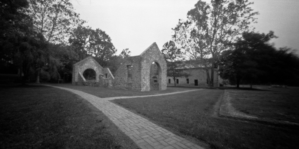 Lockridge Furnace ruins. Alburtis, Pennsylvania. Zero Image 6x18D in 6x12 mode. 