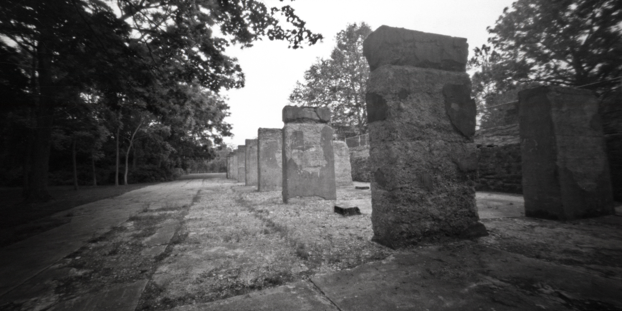  Lockridge Furnace ruins.&nbsp; Alburtis, Pennsylvania.&nbsp; Zero Image 6x18D in 6x12 mode.&nbsp; 