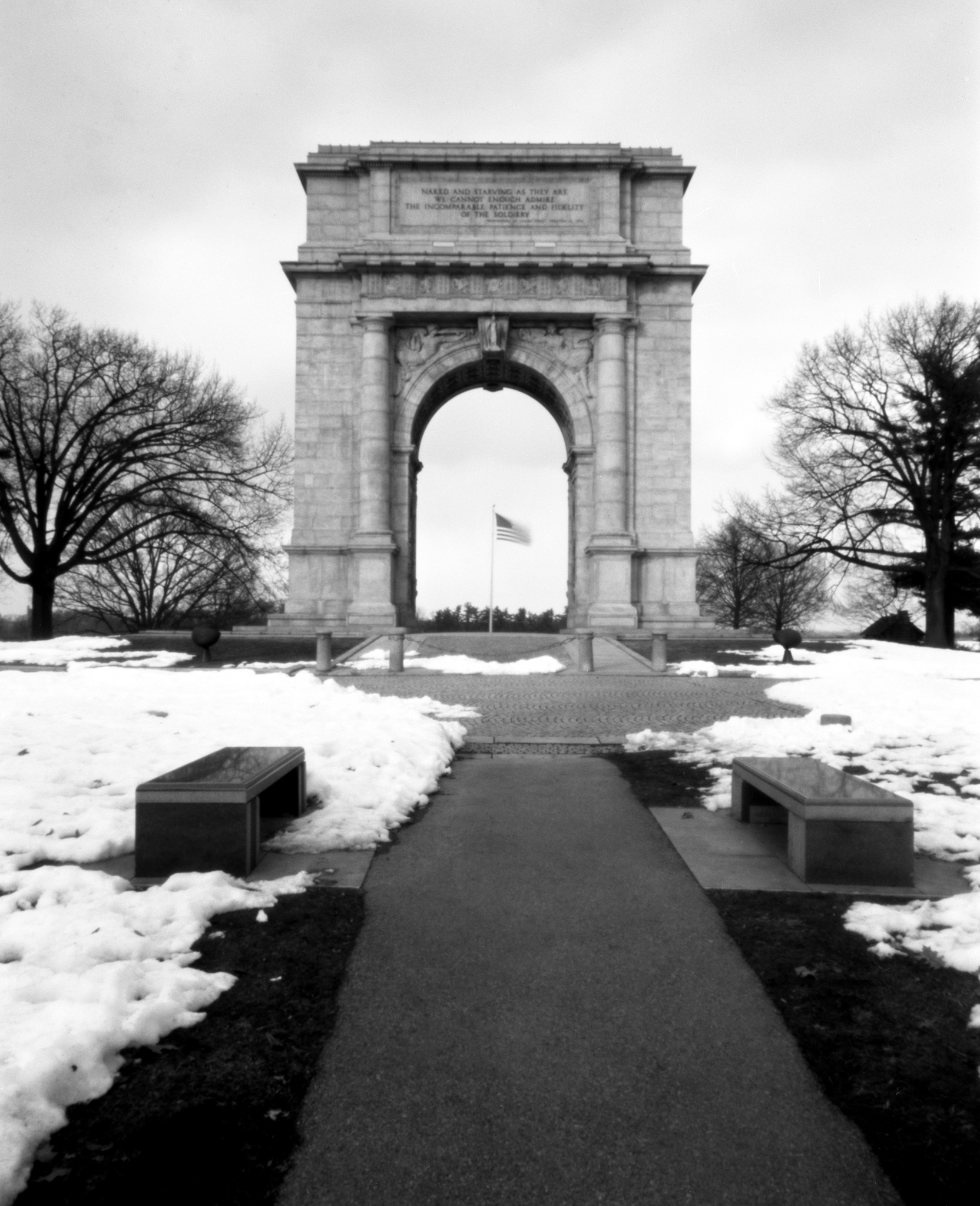  Valley Forge Memorial Arch.&nbsp; Valley Forge, Pennsylvania.&nbsp; Rob Kauzlarich built 90mm 4x5. 
