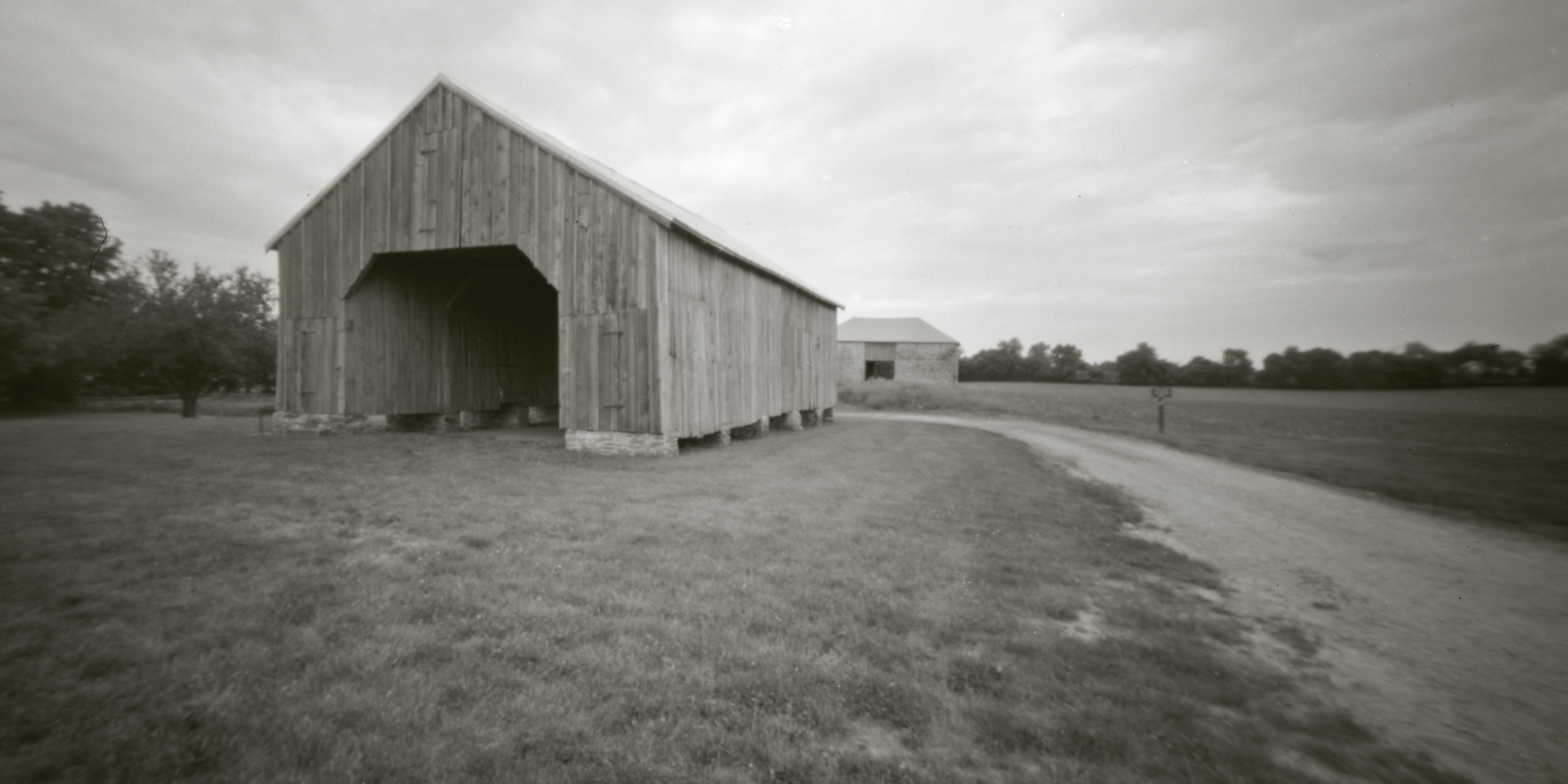 Best Farm at Monocacy National Battlefield. Frederick, Maryland. Leonardo 38mm 4x5 Pinhole camera.