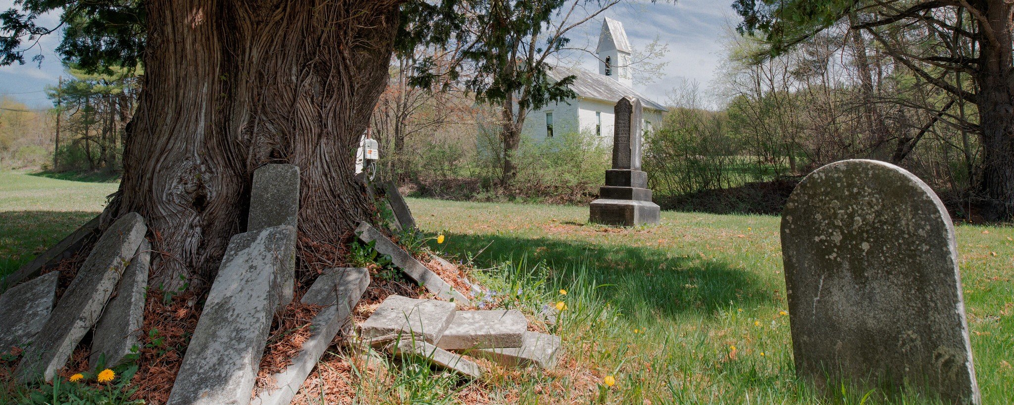  The cemetery at Old Germany Church, Lycoming County, PA.  Built in 1835 