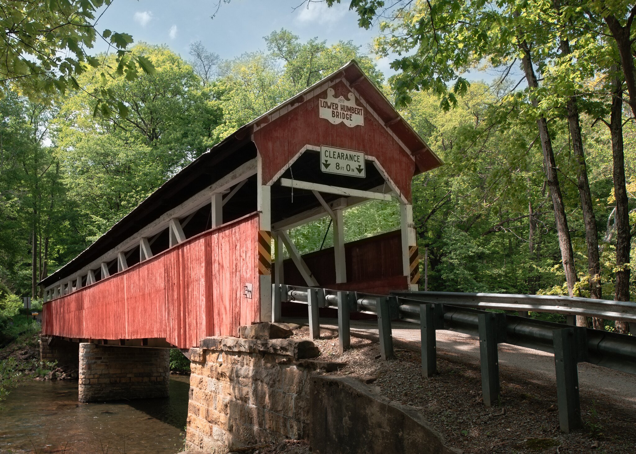  Humbert Covered Bridge in Lower Turkeyfoot Township in Somerset County, PA.  Built in 1891. 