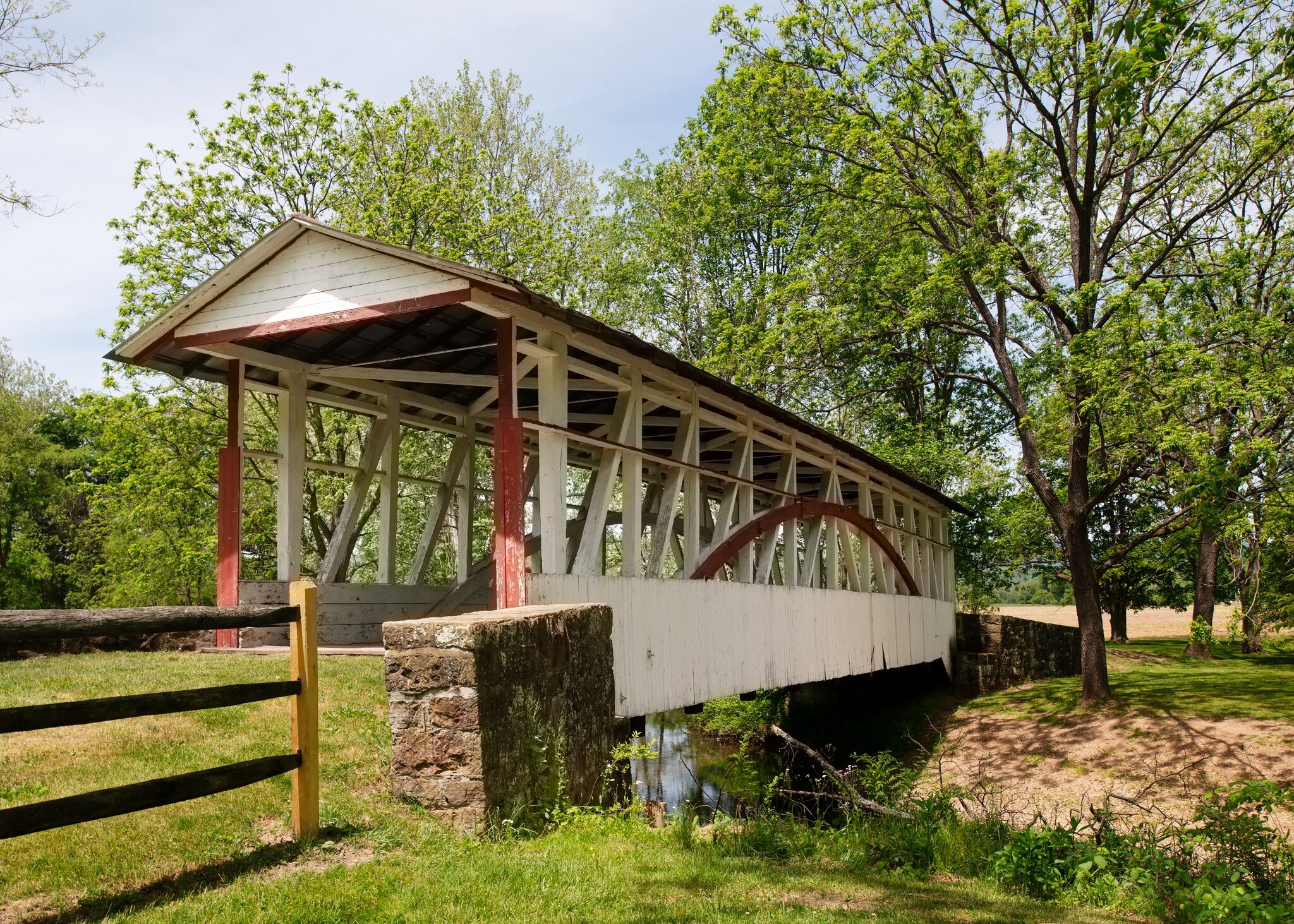 Dr. Kniseley Covered Bridge, Fisherstown, Bedford County, PA.  Built in 1867. 