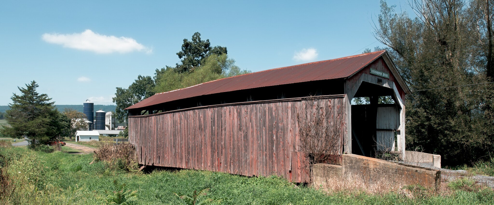  Kochenderfer Covered Bridge in Saville Township, Perry County, PA.  Built in 1919. 