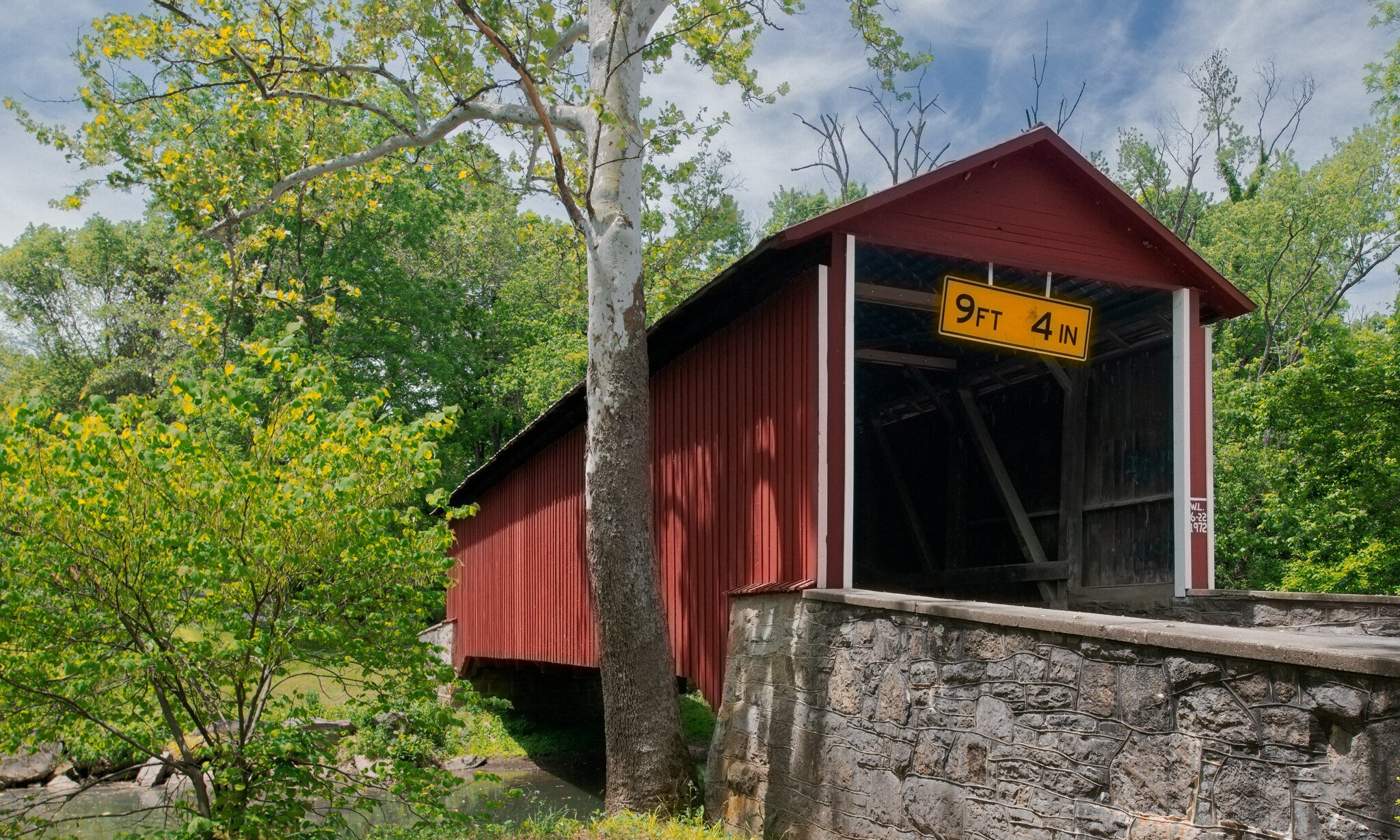  Witherspoon Covered Bridge in Montgomery Township, Franklin County, PA.  Built in 1883. 