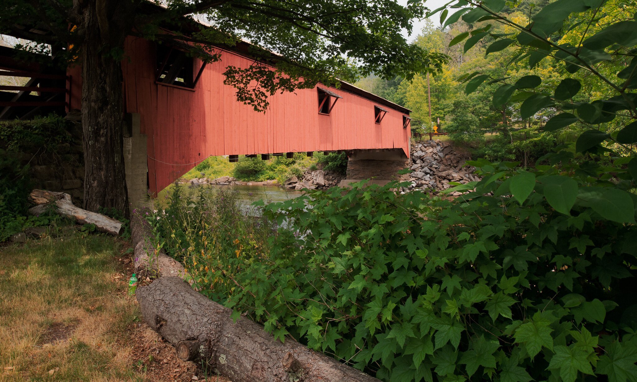  Forksville Covered Bridge in Forksville, Sullivan County, PA.  Built in 1850. 