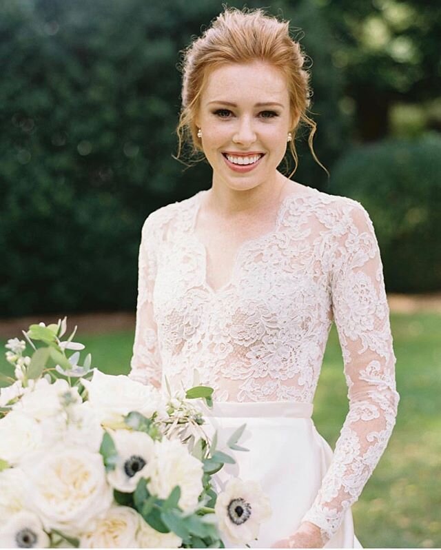 GINGER BRIDE ✨ MOUNTAIN VIBES from an unforgettably beautiful weekend with @invisionevents in North Carolina. 
photography @kristinsweeting | planning + design @invisionevents | venue @highhamptonnc | dress @annebarge from @thewhiteroomal | floral de