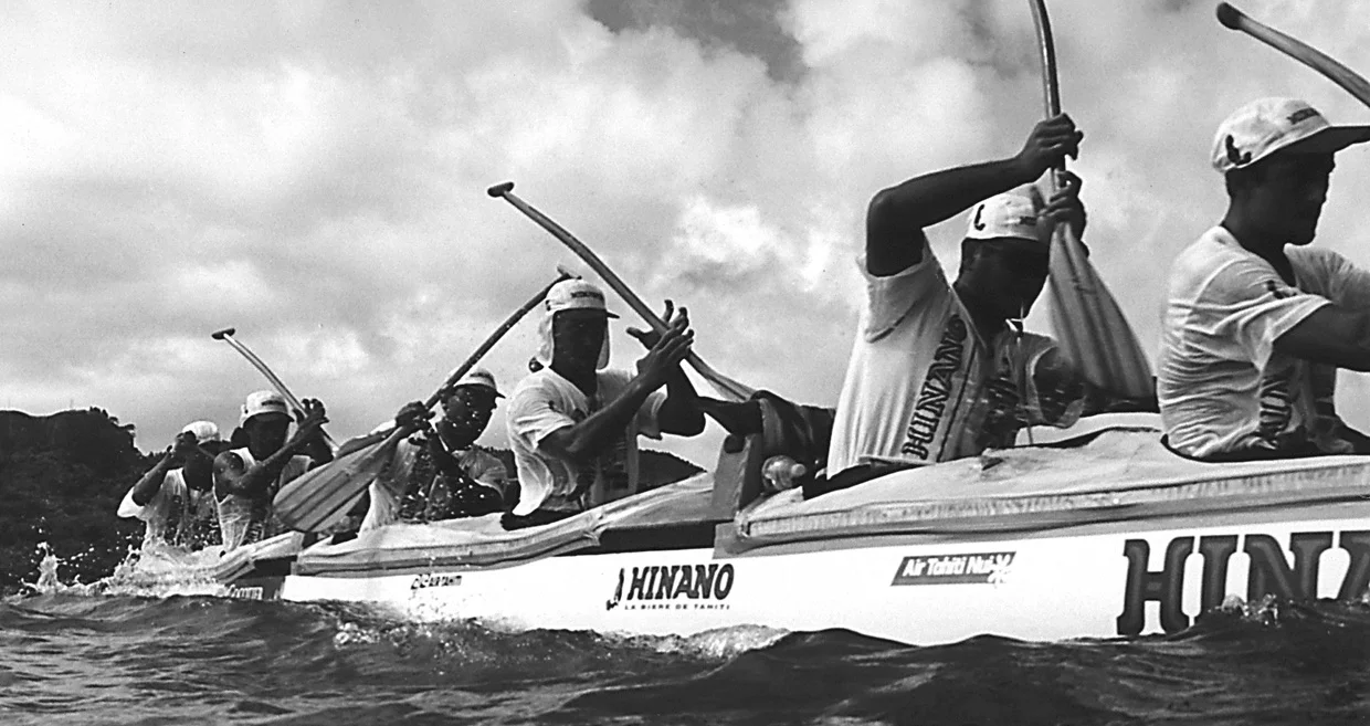 Tahiti where there as a 50/50 use of all timber and hybrid paddles.