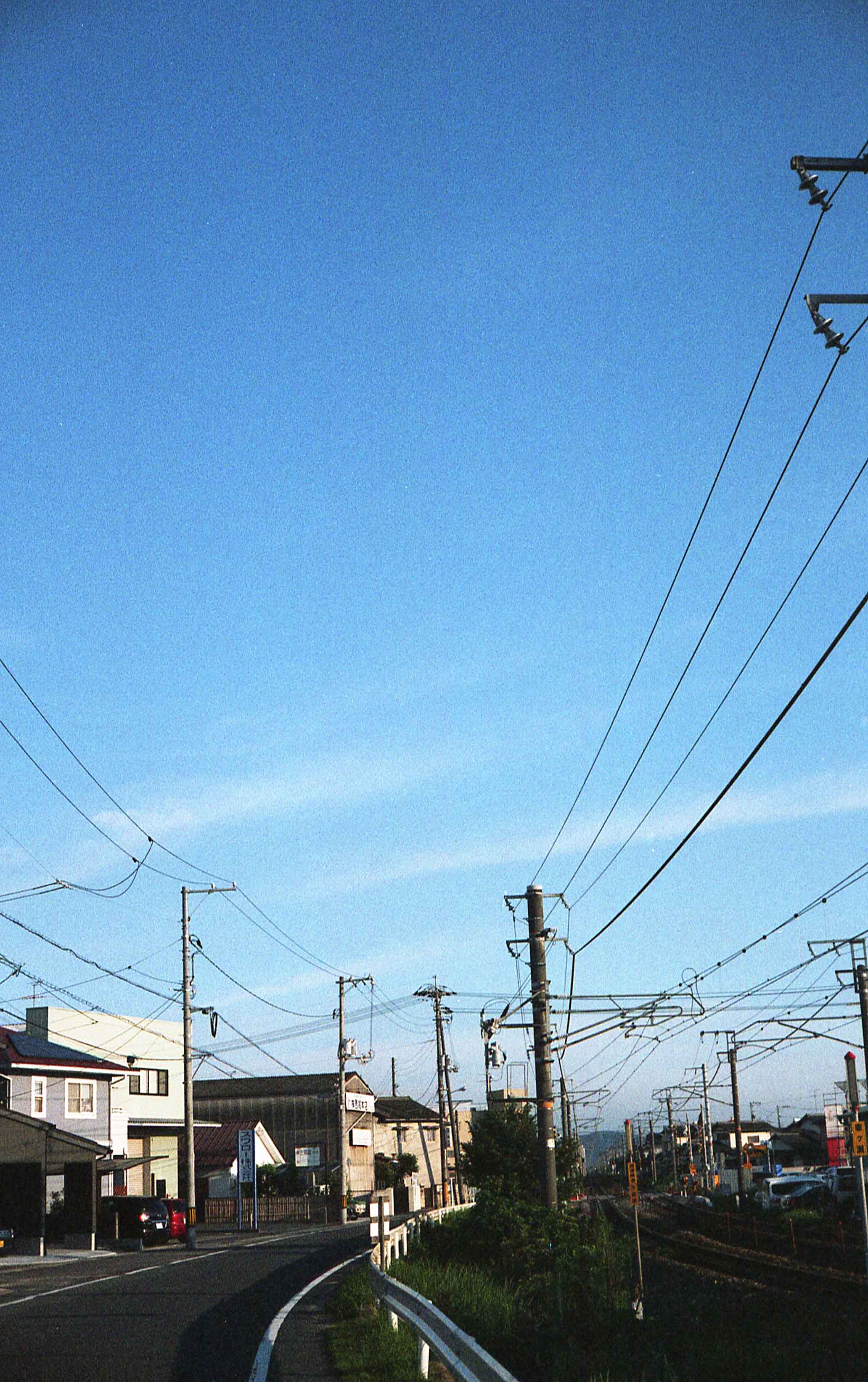 JR伯備線沿ひにて