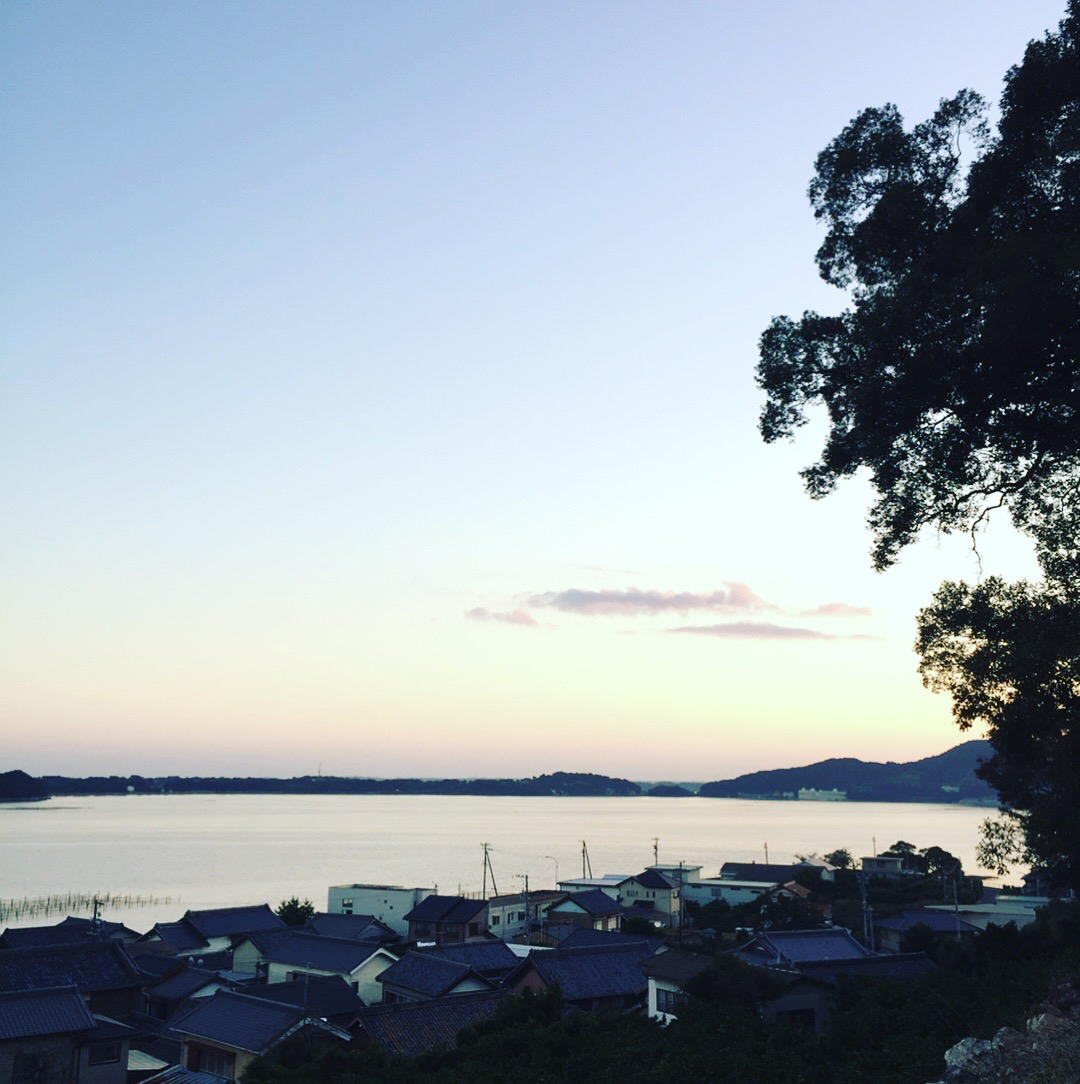 三ケ日町夕景