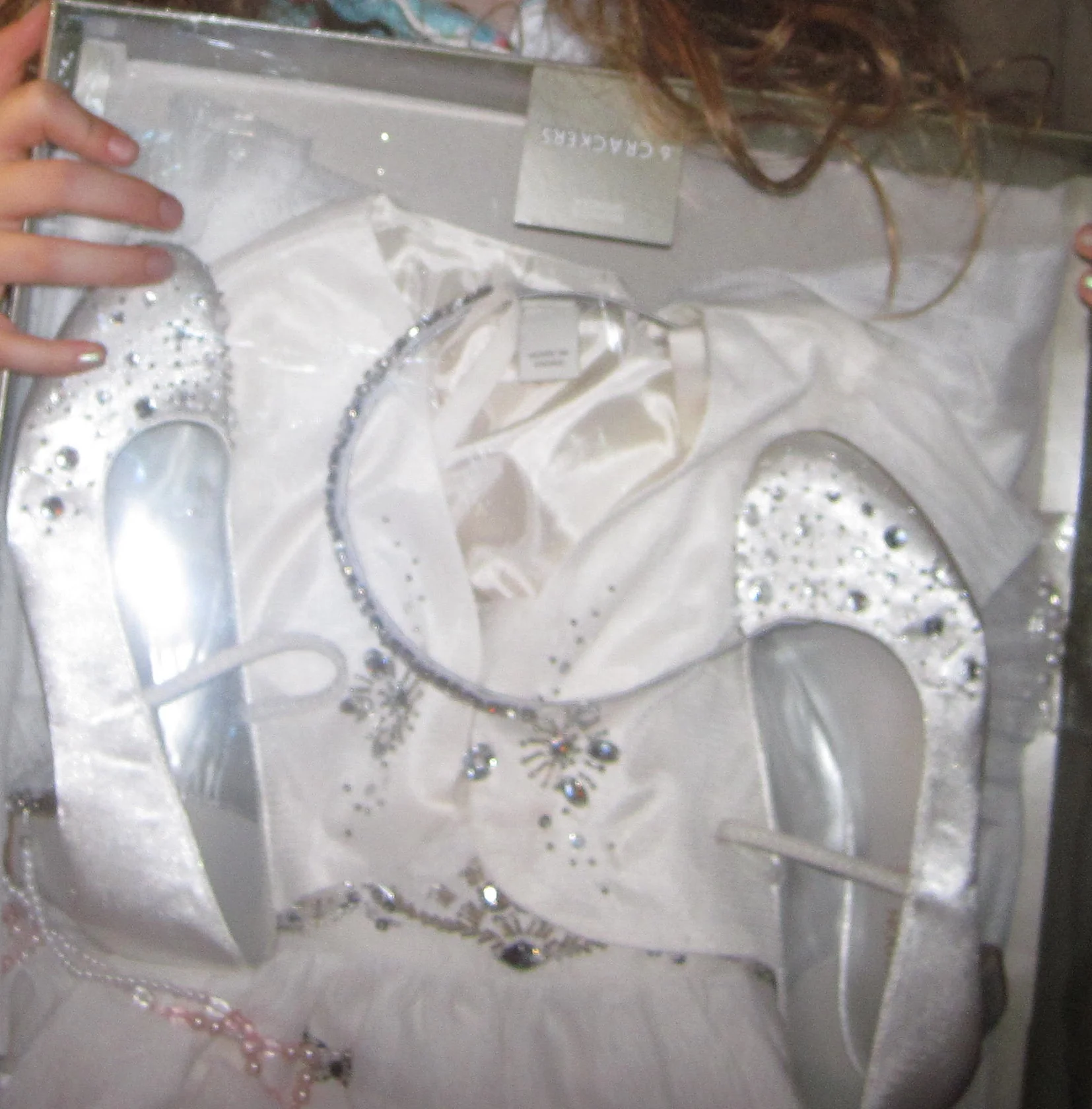 Princess slippers and dress ... a princess reborn 
