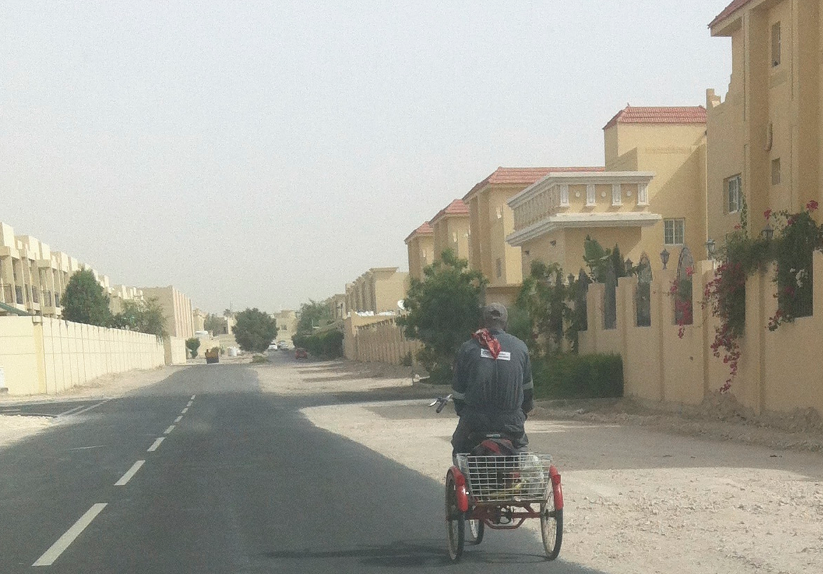 Cycling in Doha ...