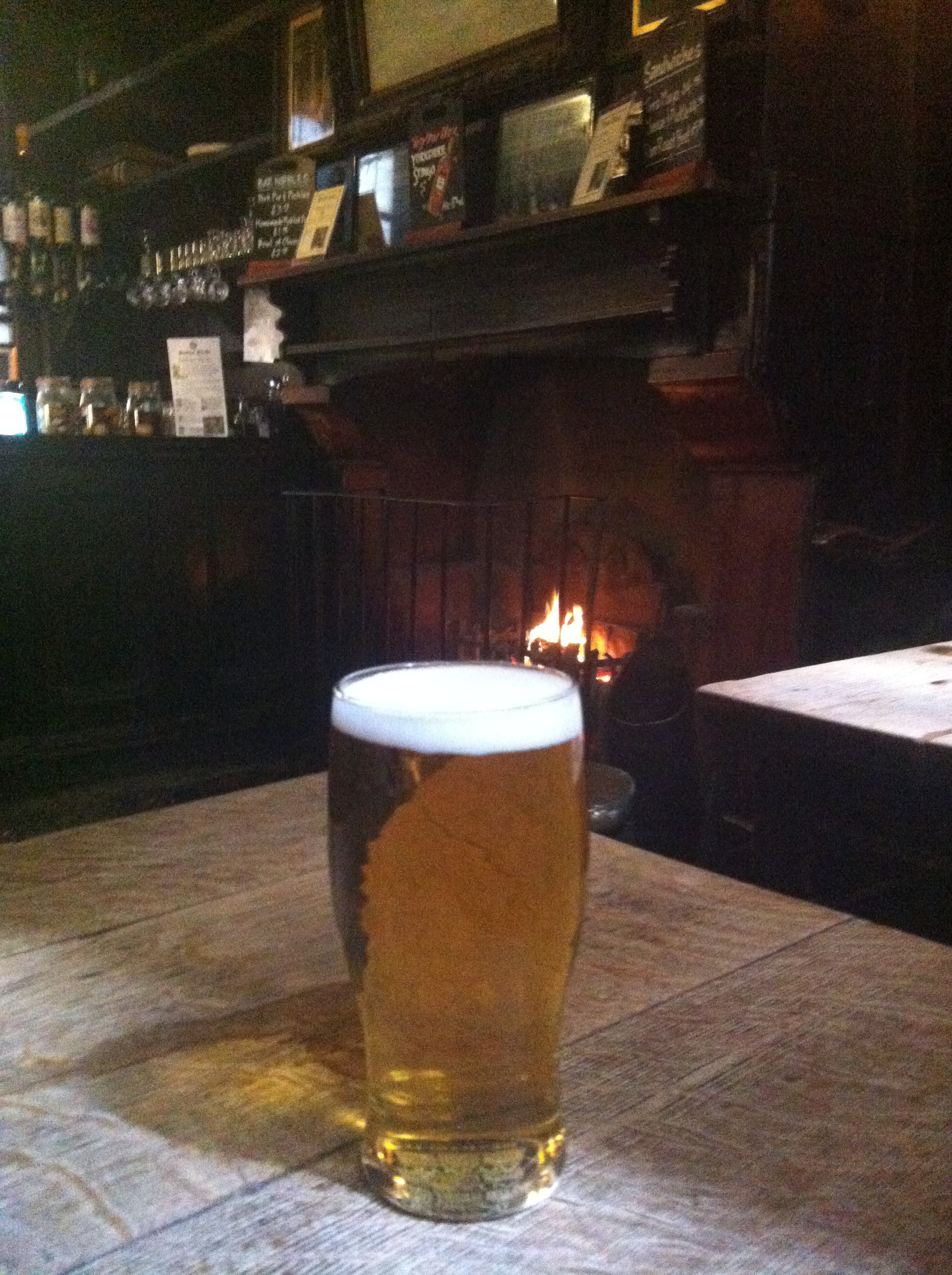 Or perhaps this is more heart-warming to some? (@ Cheshire Cheese, London, England)