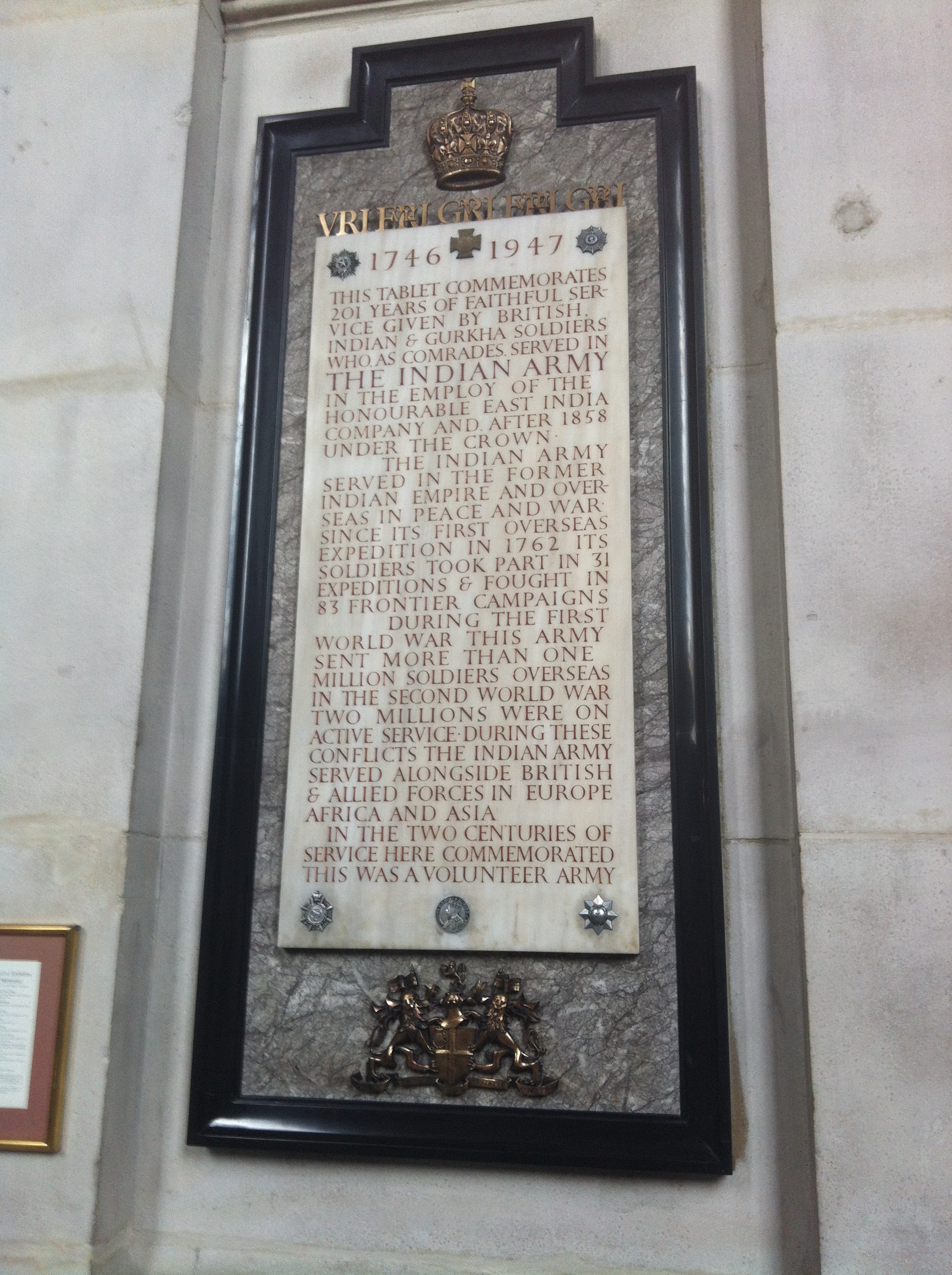 Sacrifice commemorated ...