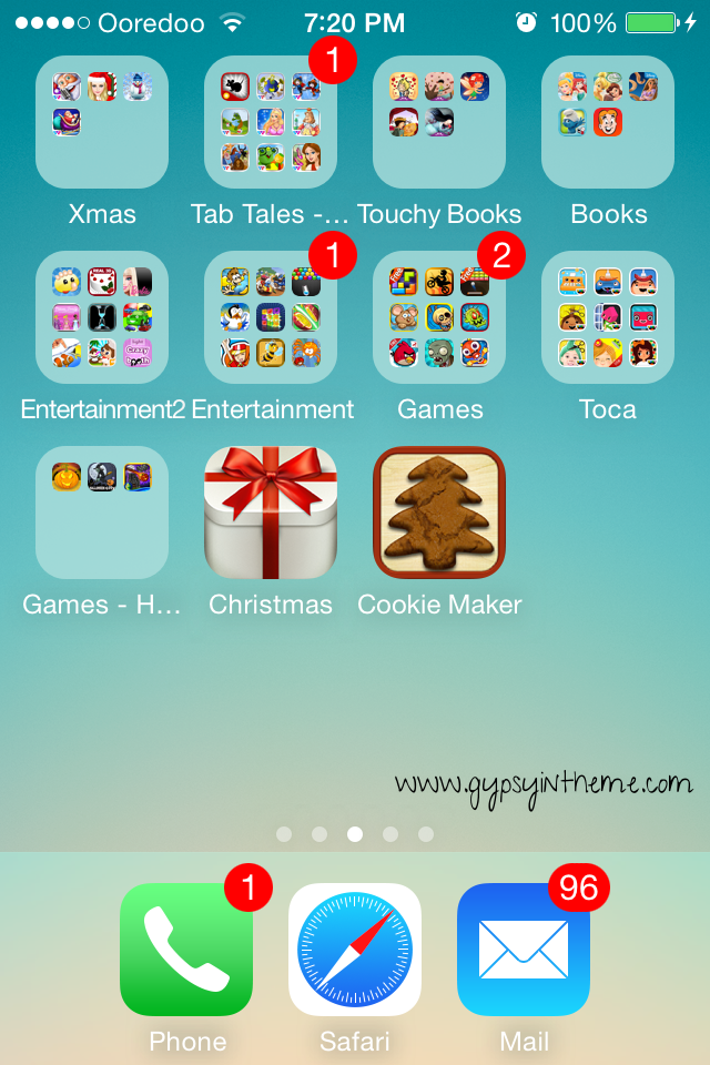 Just a sampling of the apps available to Kiddo on my phone ...