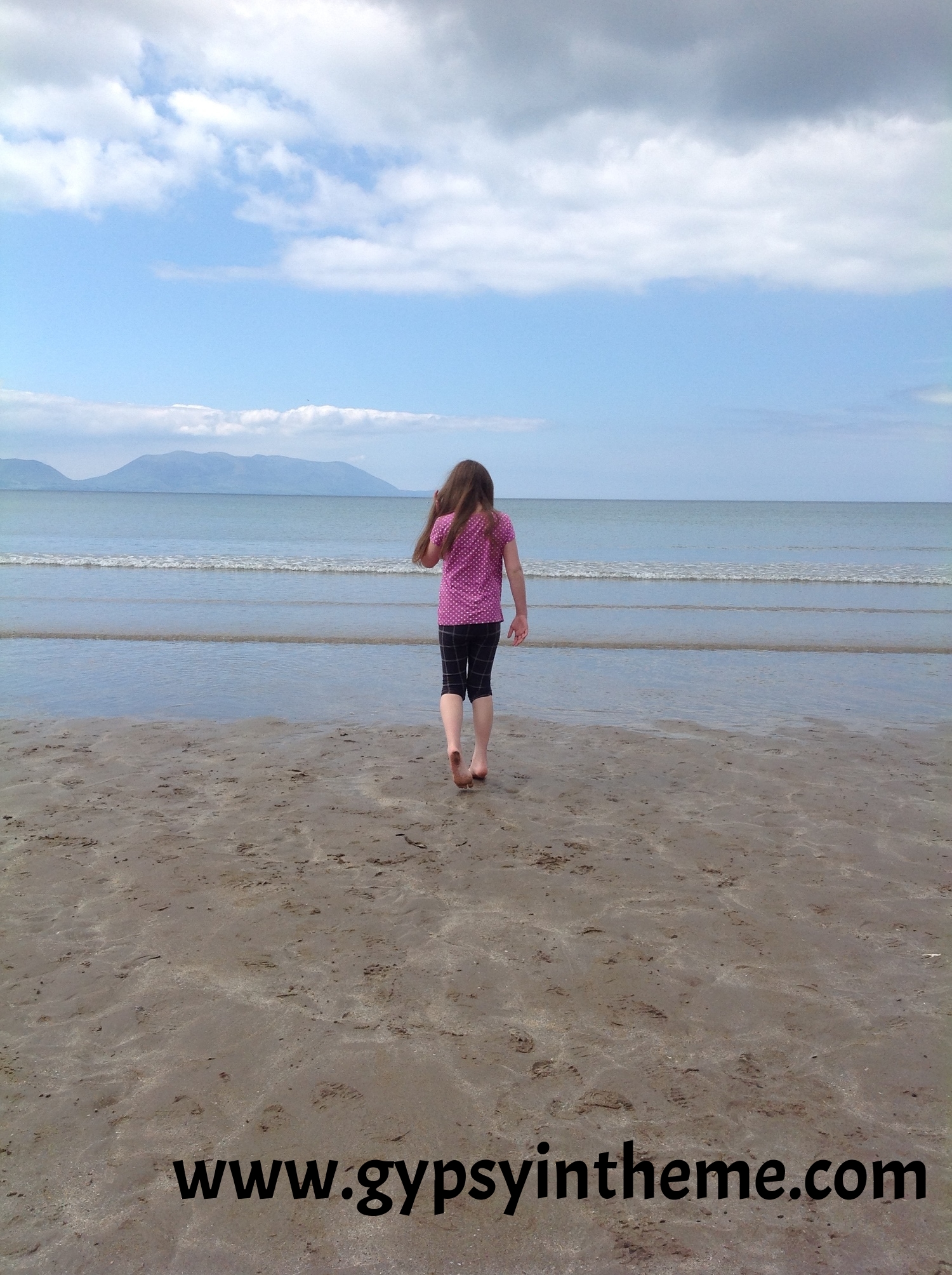 Most days, like this one in Ireland, Kiddo is used to being an only child ...