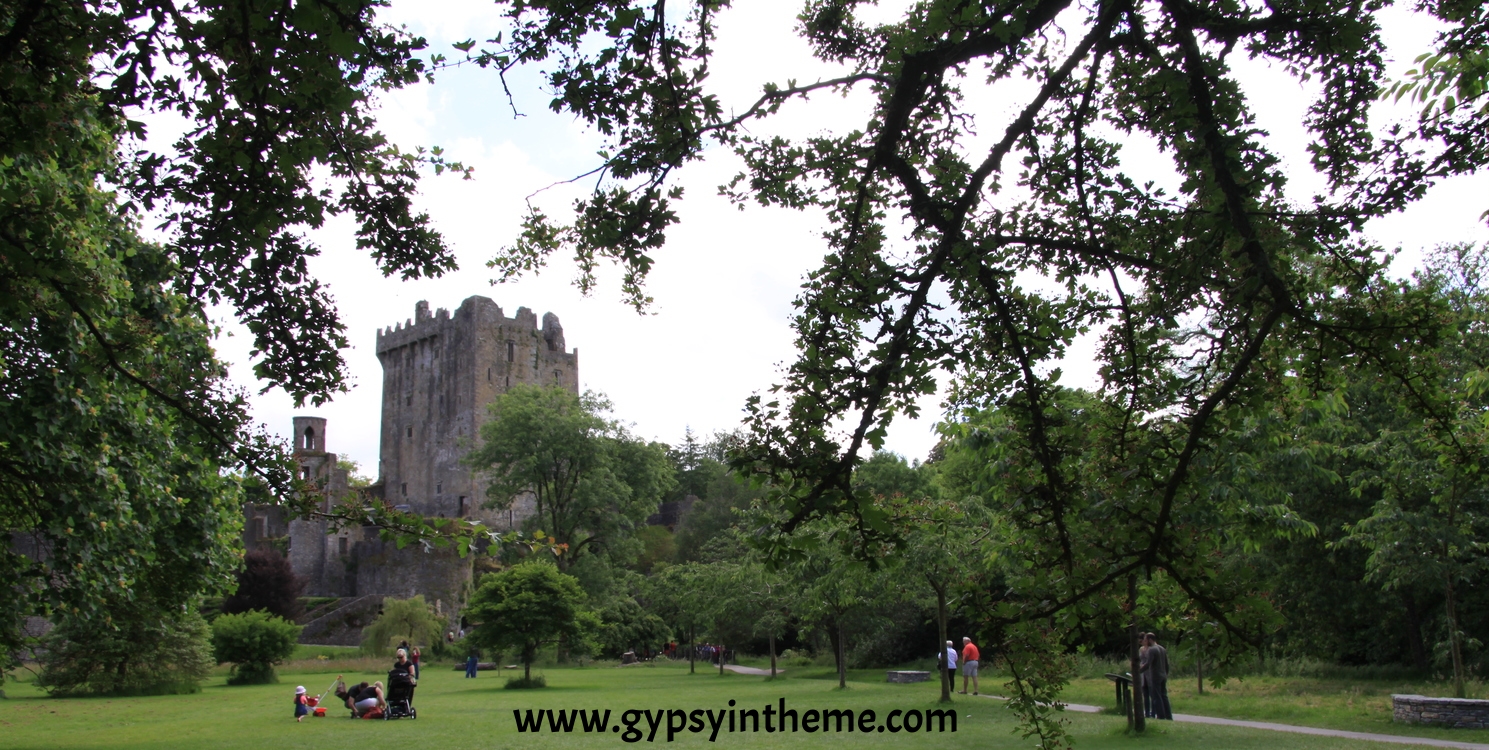 Our first view of Blarney Castle.
