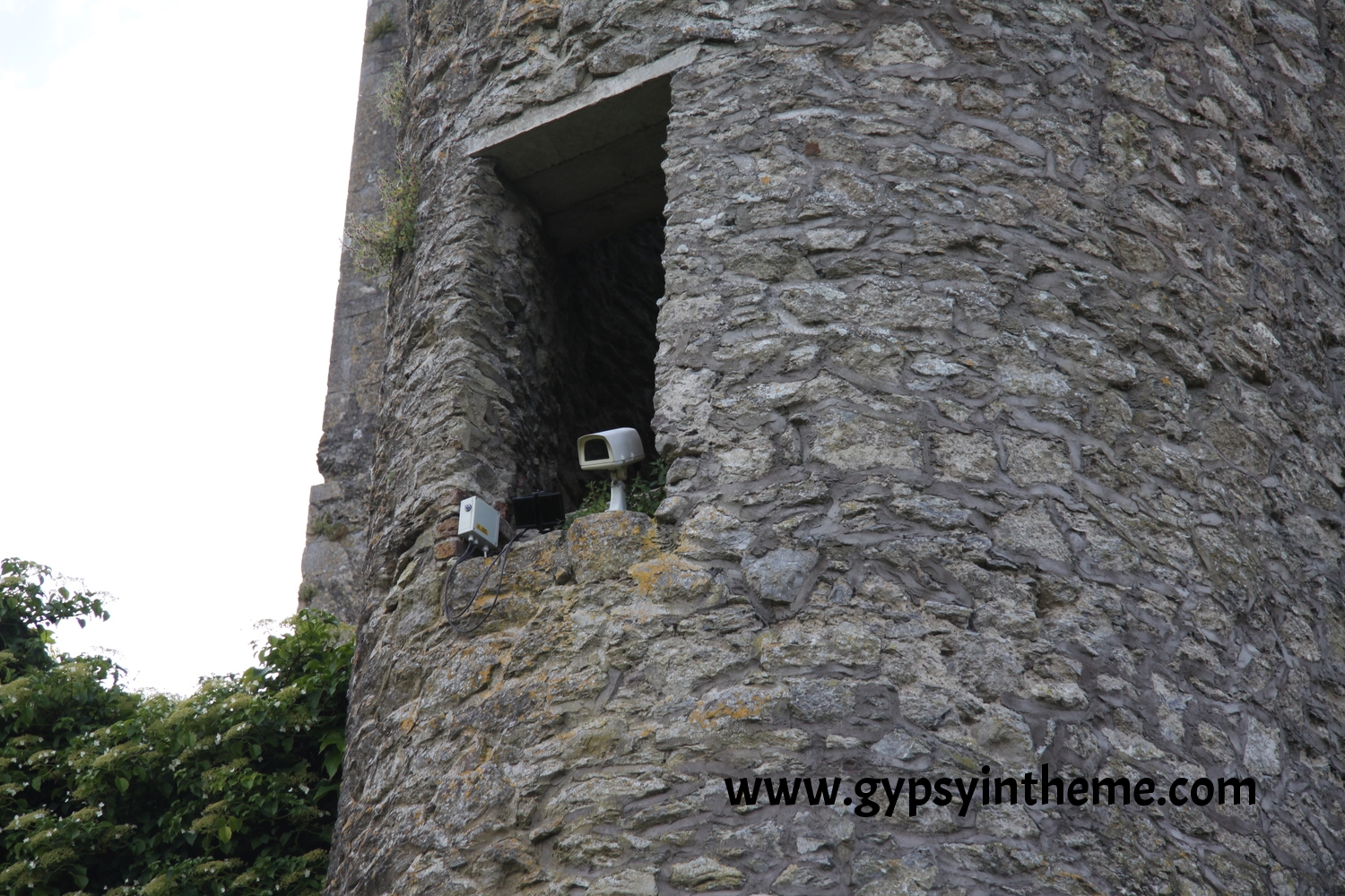 I'm imagining the sentries of yore would have been startled by today's twist on perimeter control ...