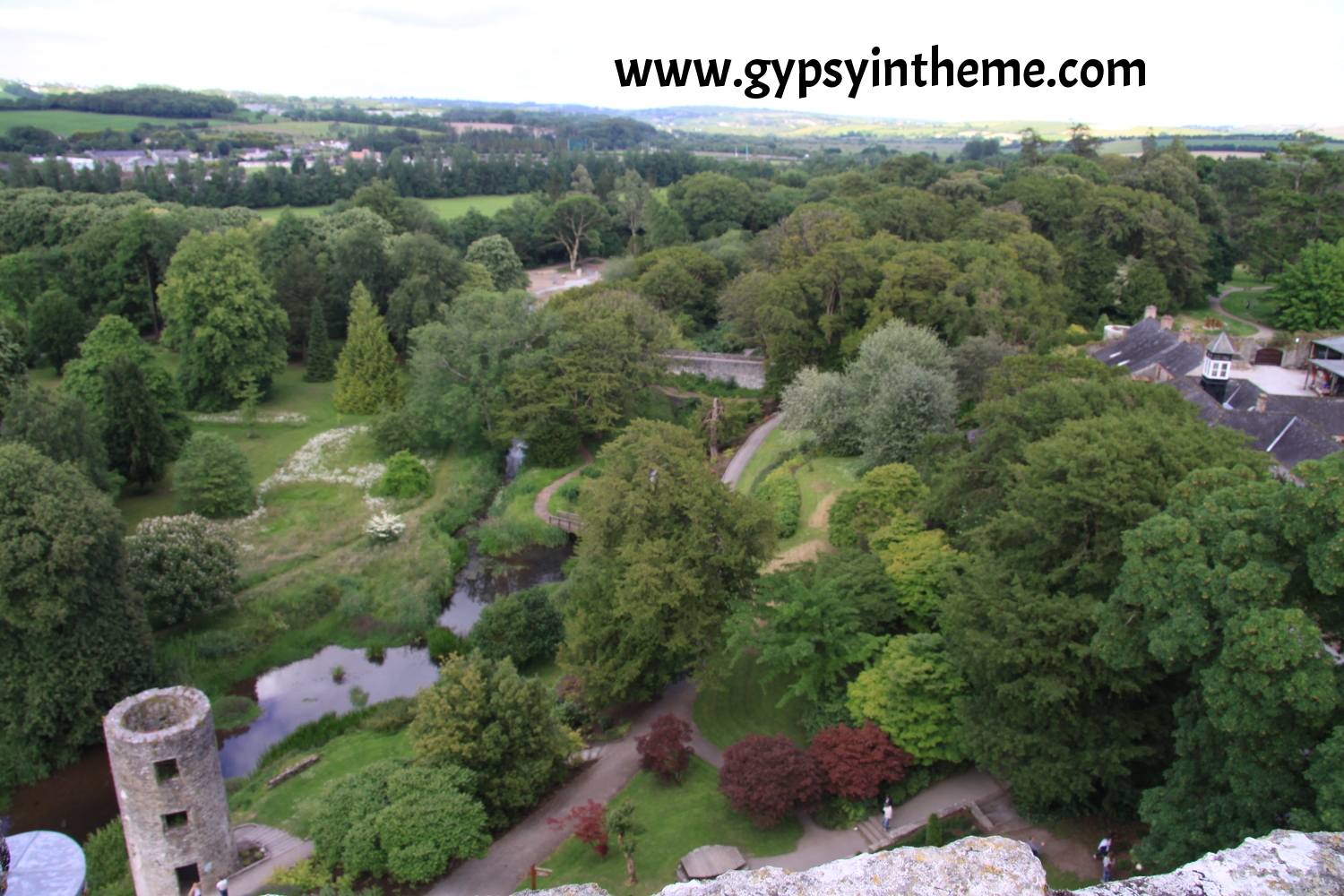 View from the rooftop ...