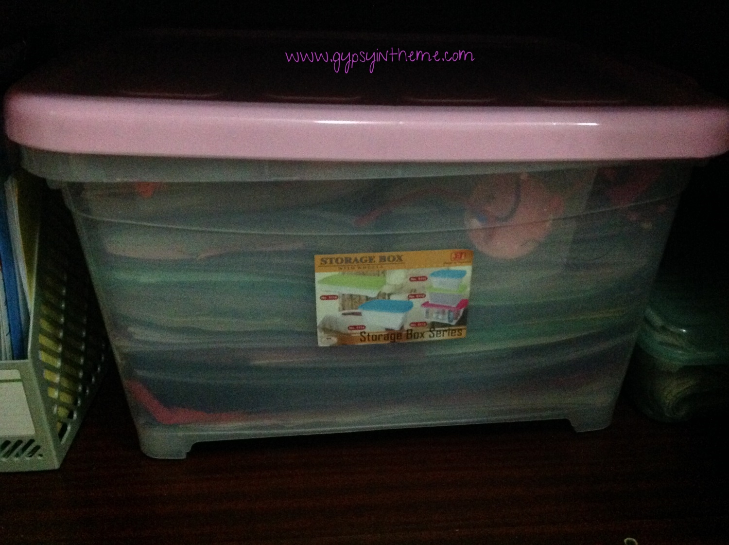 9 years of Kiddo's creativity and expanding mind ... packaged into one small storage bin and one big mama's heart. 