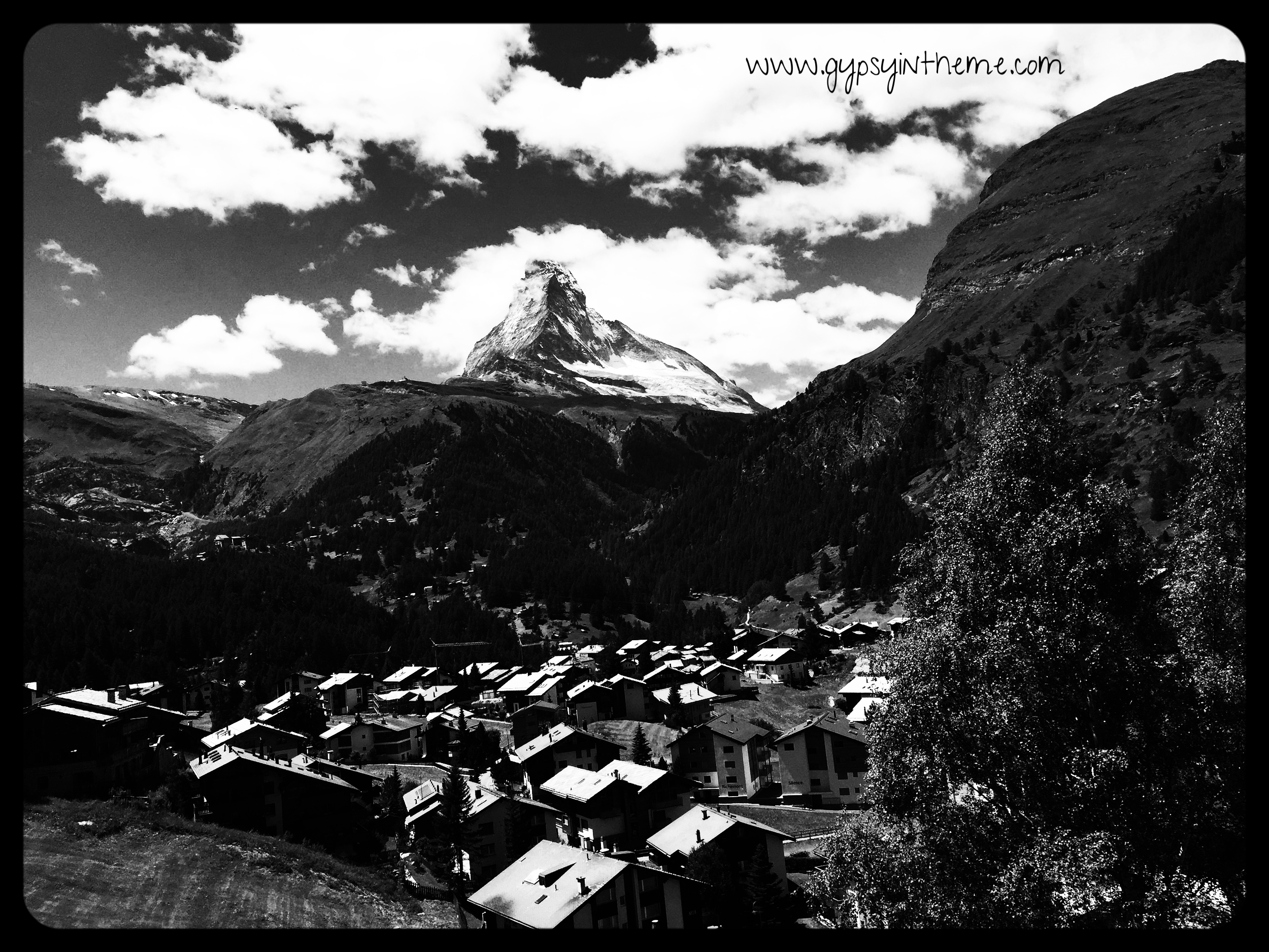 View of the Matterhorn, Zermatt, Switzerland.
