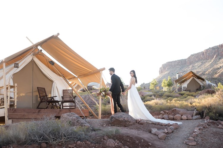 Zion Under Canvas Elopement