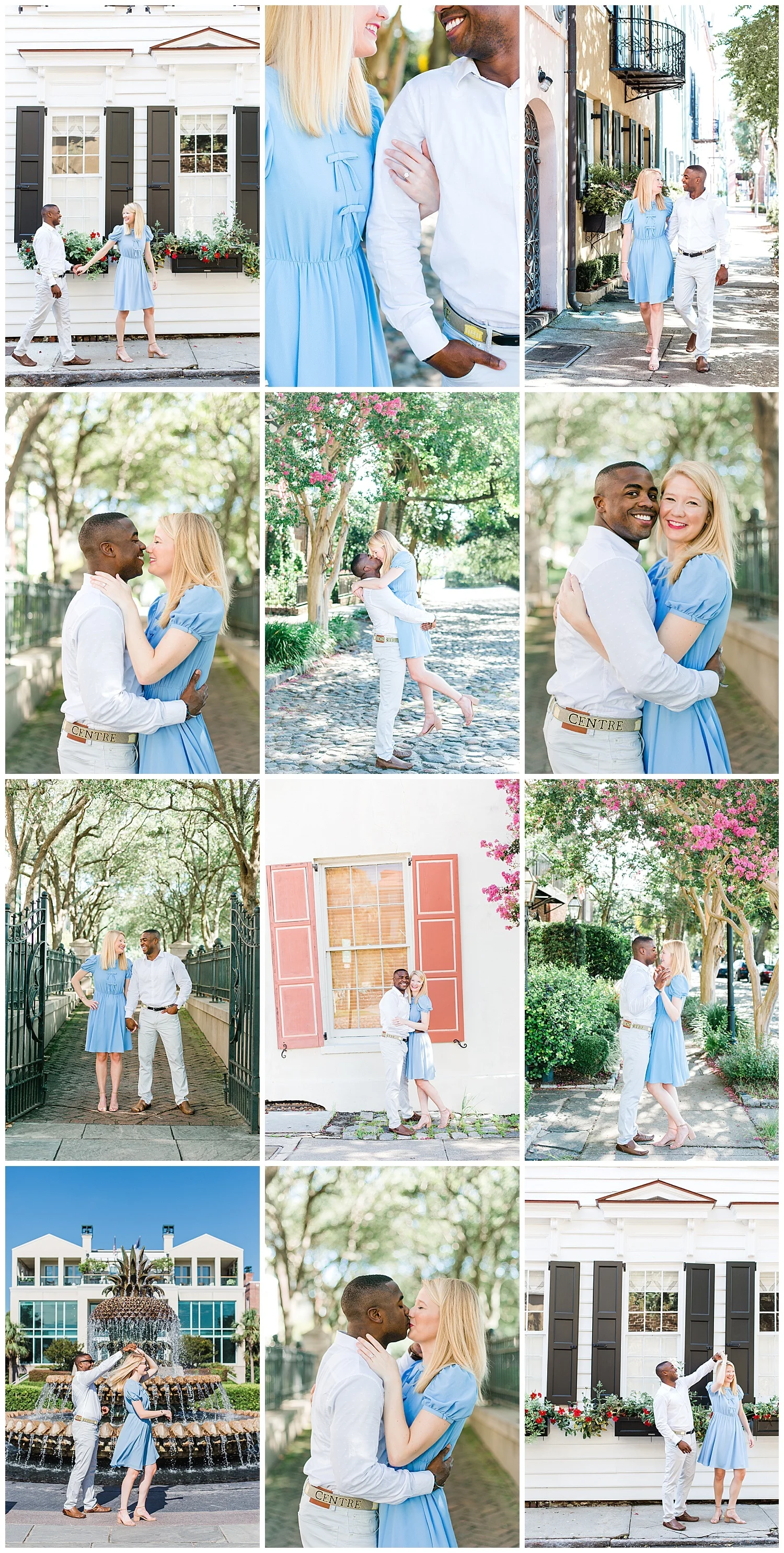 downtown-charleston-engagement-colorful-rainbow-row-pineapple-fountain-cobblestone-Kailee-DiMeglio-Photography.jpg