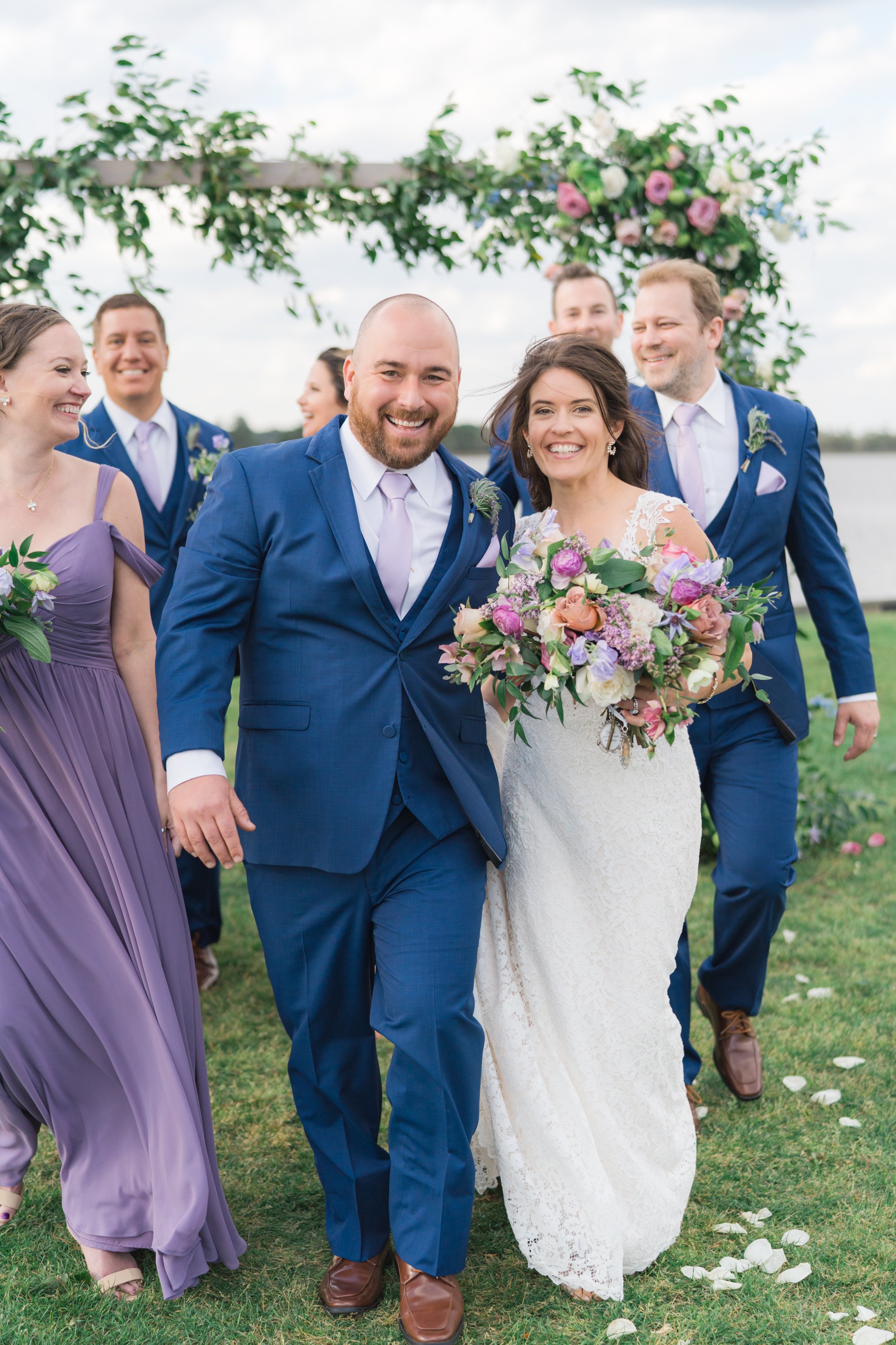 A Whimsical Outdoor Charleston Wedding filled with Purple Hues ...