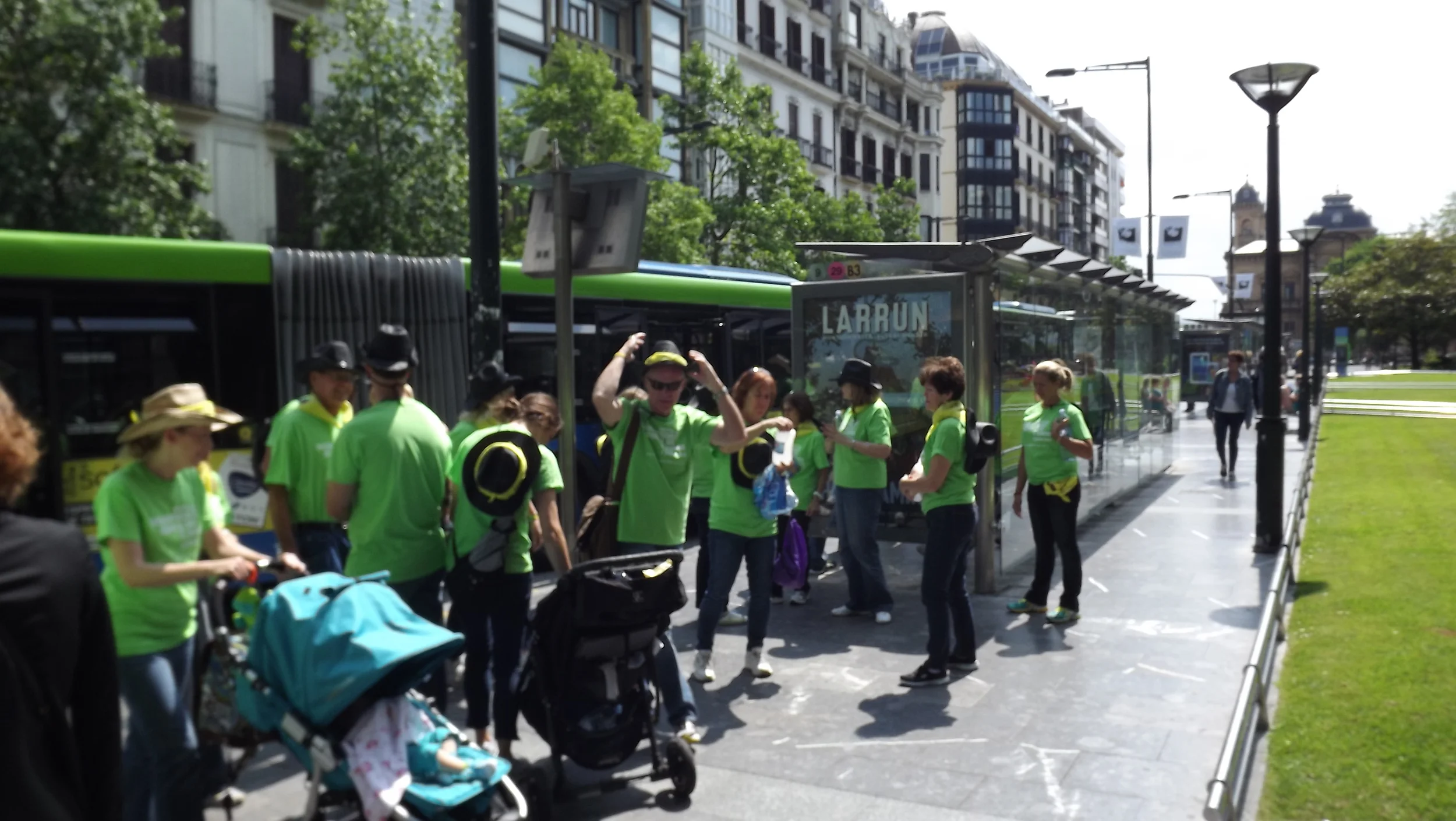 The t-shirts are a great way to start of conversation with any local. We certainly stand out at the bus stops around town.