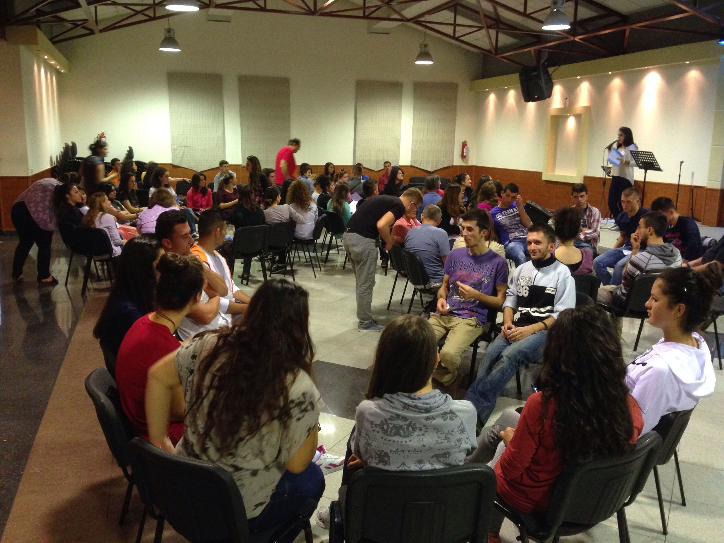 We enjoyed getting to know students in our small groups!