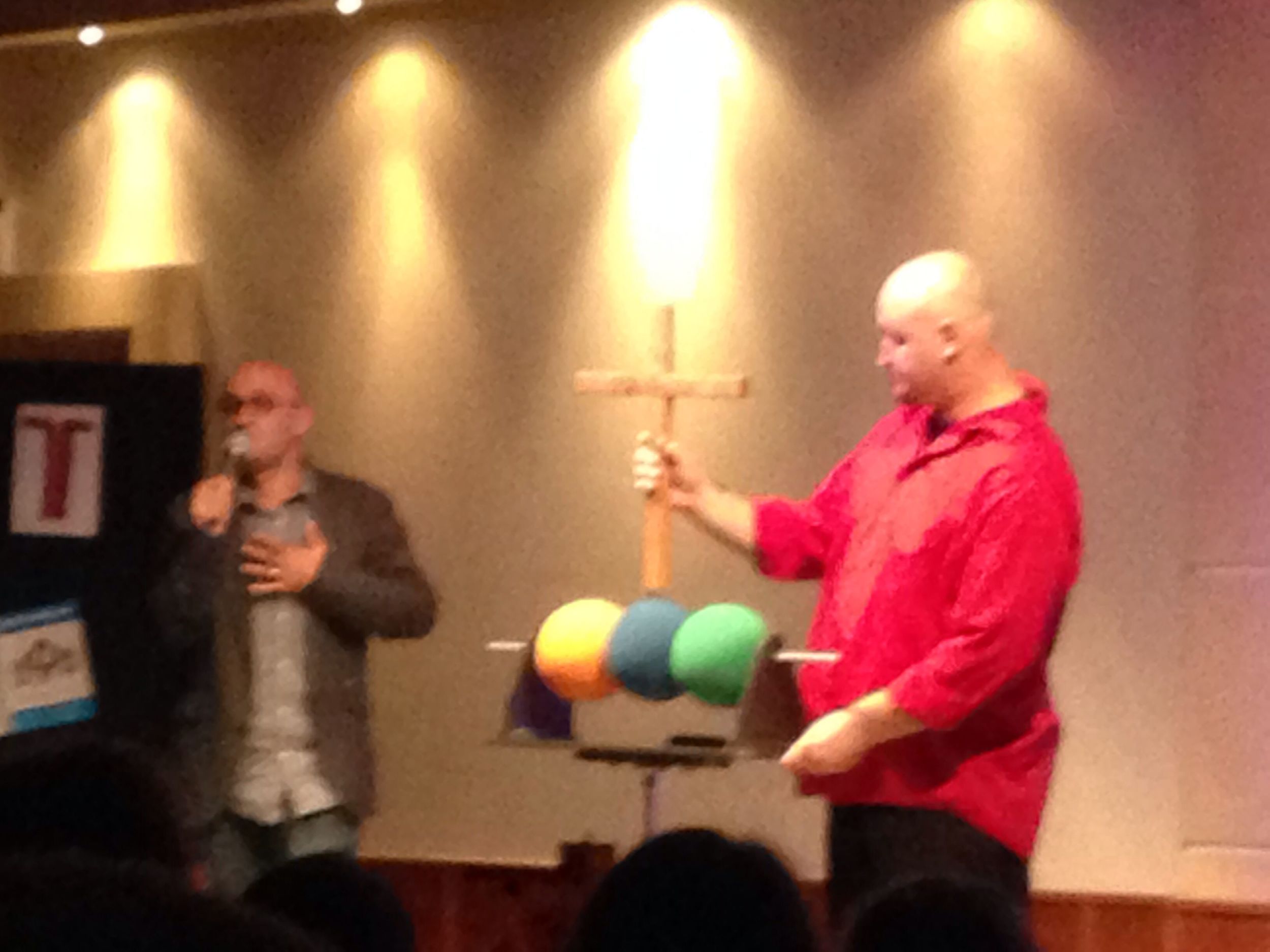 Avni Menalla translated as Adrian presented the plan of salvation to the students.