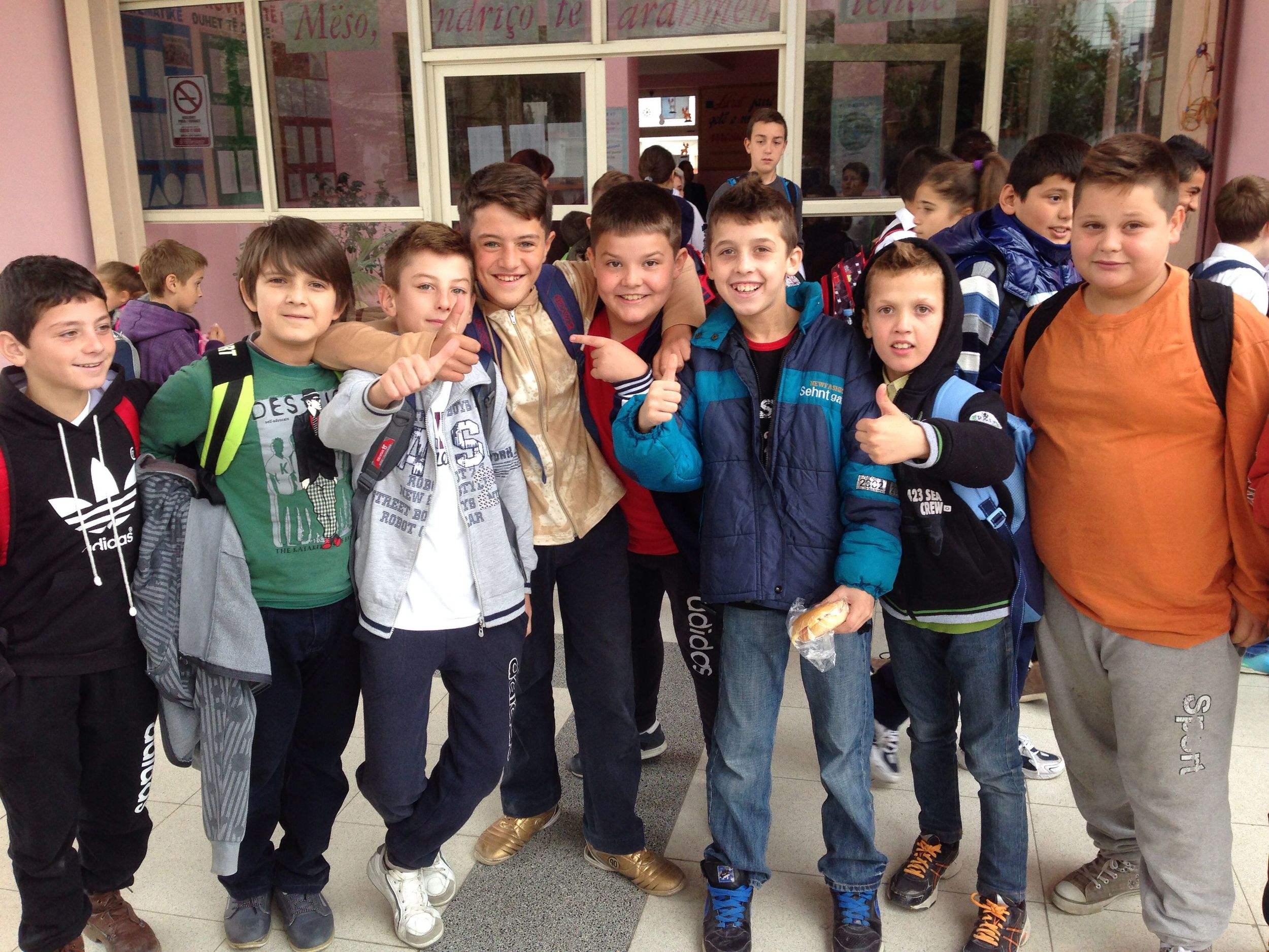 Future Albanian university students!