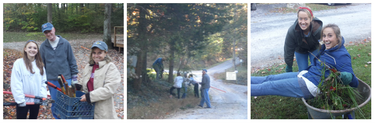 Bush/Road Clearing Crew are responsible for cutting back limbs/bushes that are starting to block sides of roads. TEAM MEMBERS: Don & Nancy Waldroup; Rick, Becky & Christen Beasley; Dave, Chloe, Ben & Emma Reynolds; and Molly Nelson.