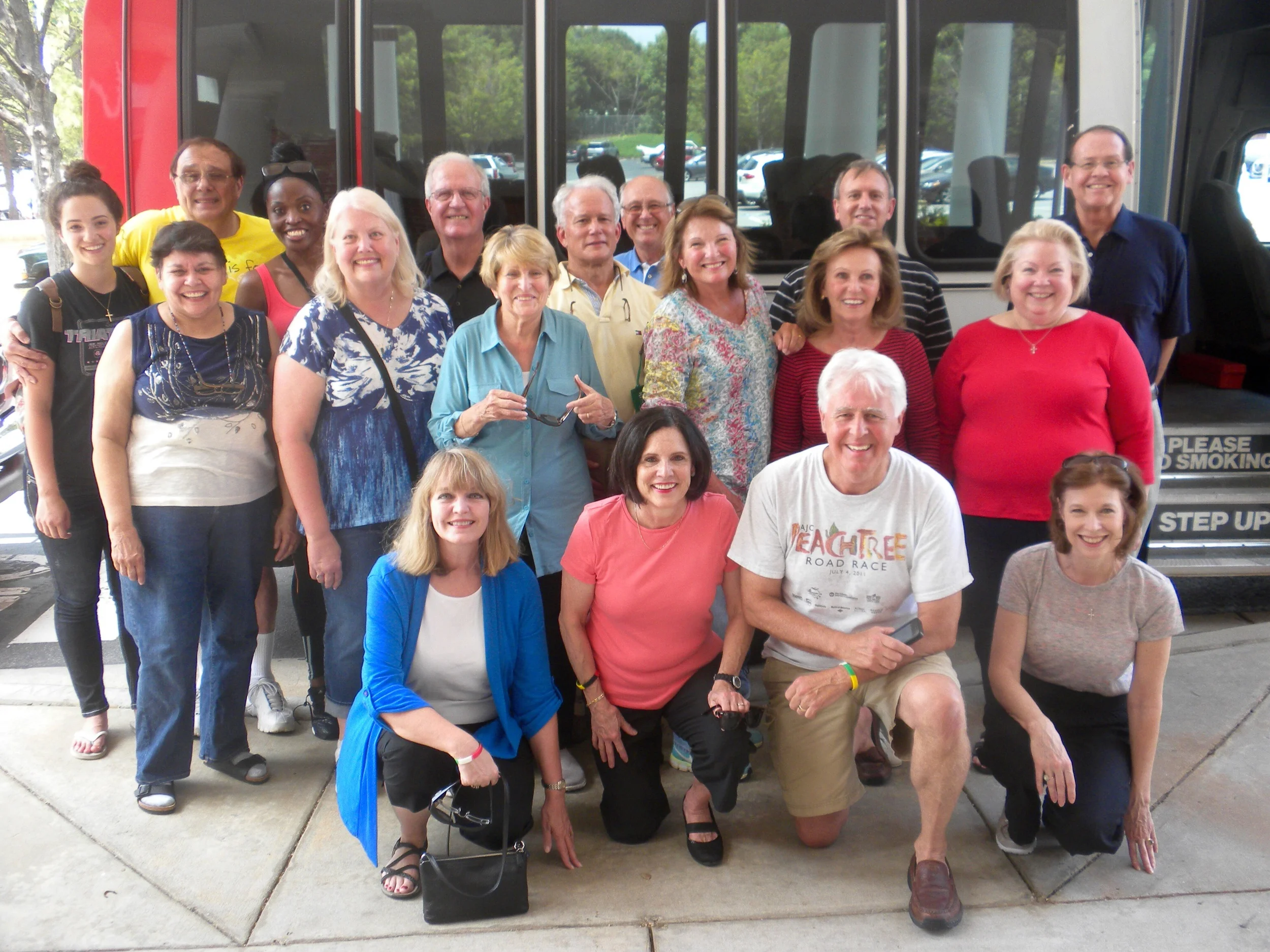 Ready to leave JFBC for the airport in a JFBC van