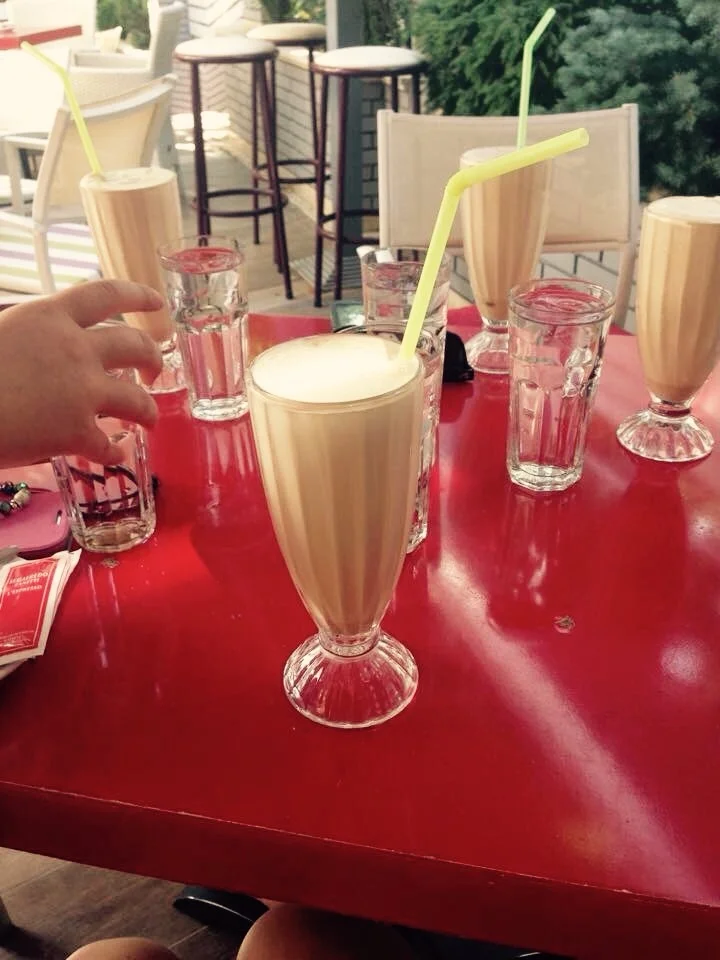 Iced cappuccinos...YUM!