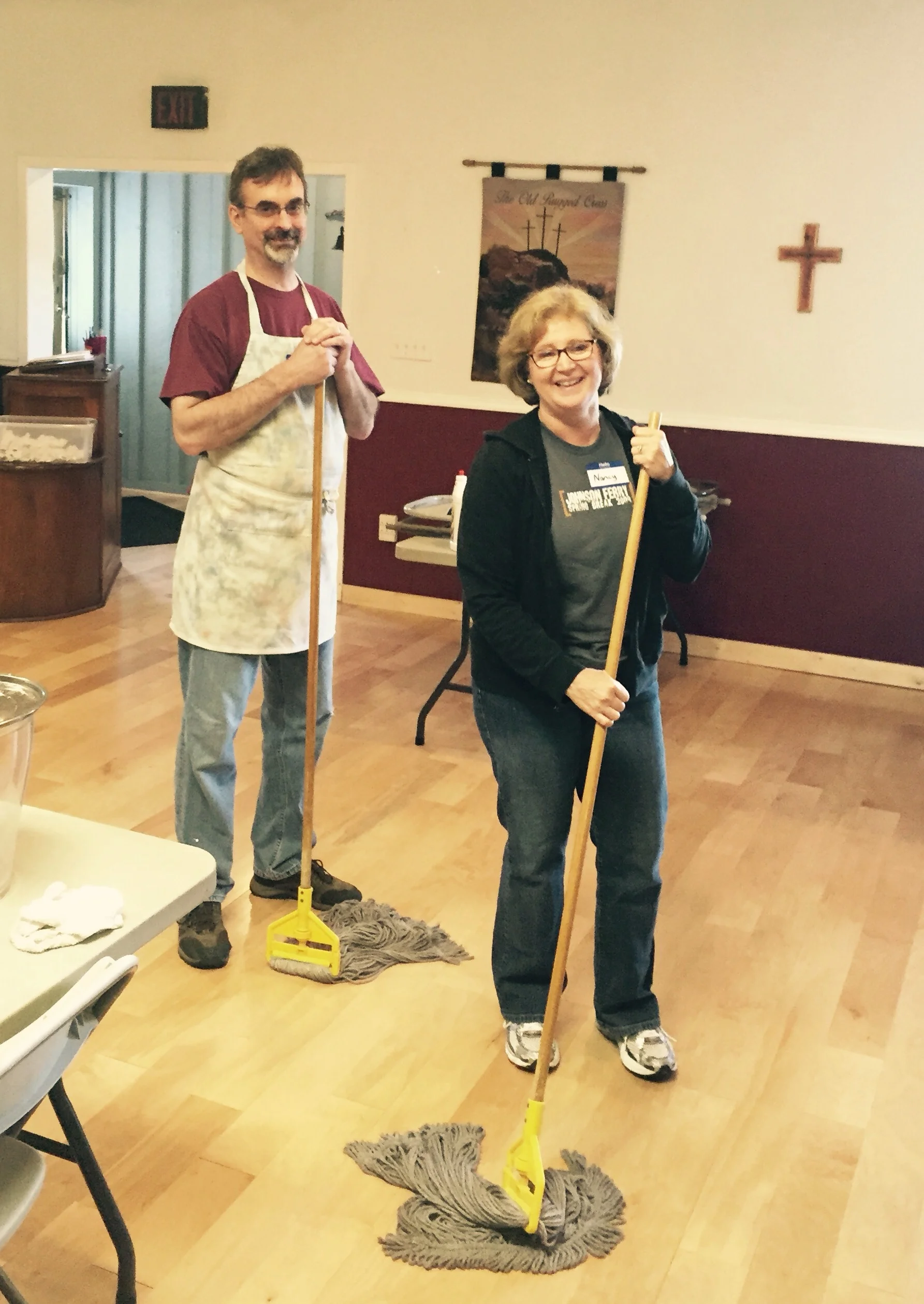 We may not have enjoyed every task, and our faces may not have reflected it (*cough* Grady), but we all worked with a servant's heart. 