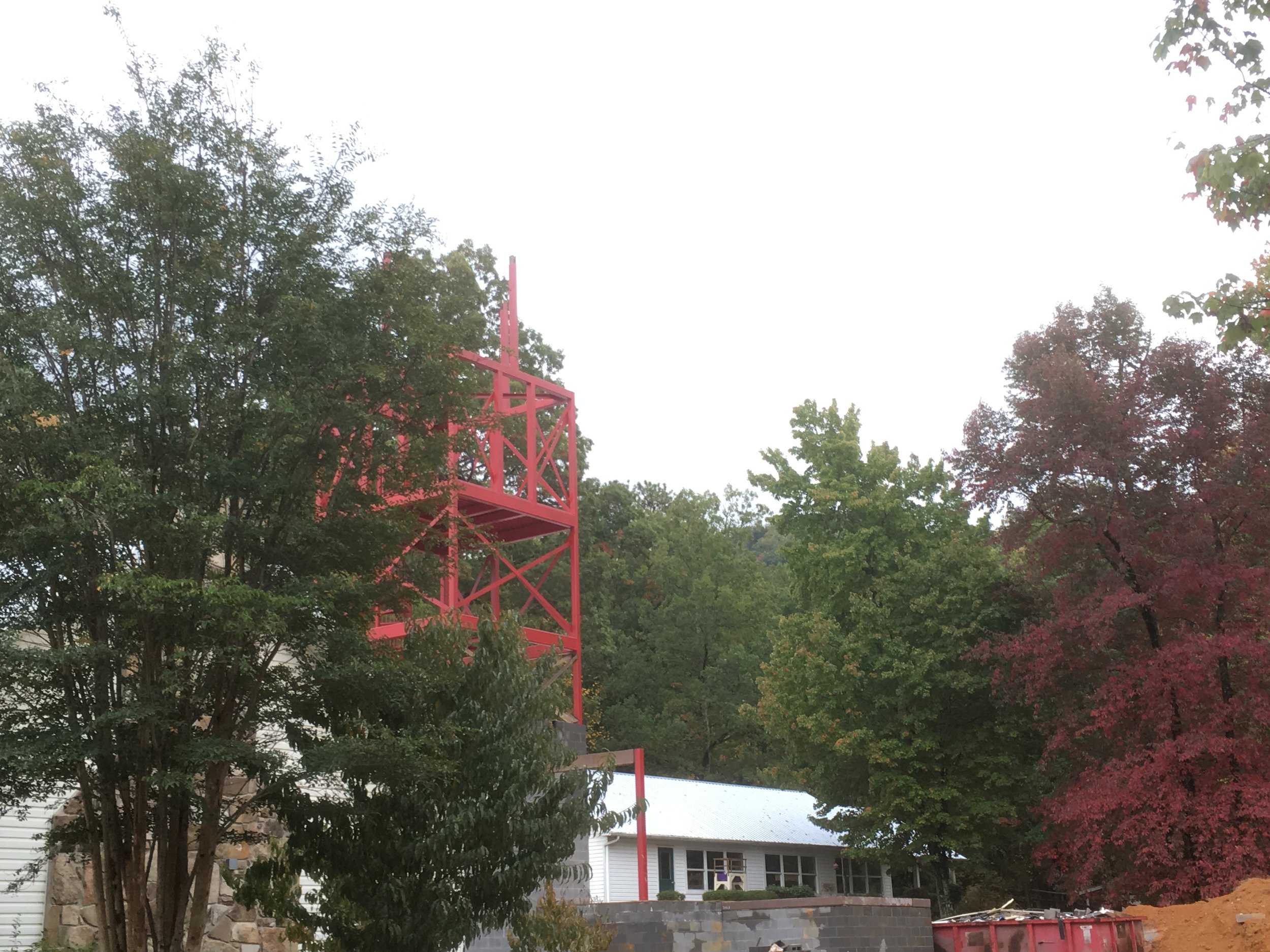 The new chapel is taking shape!