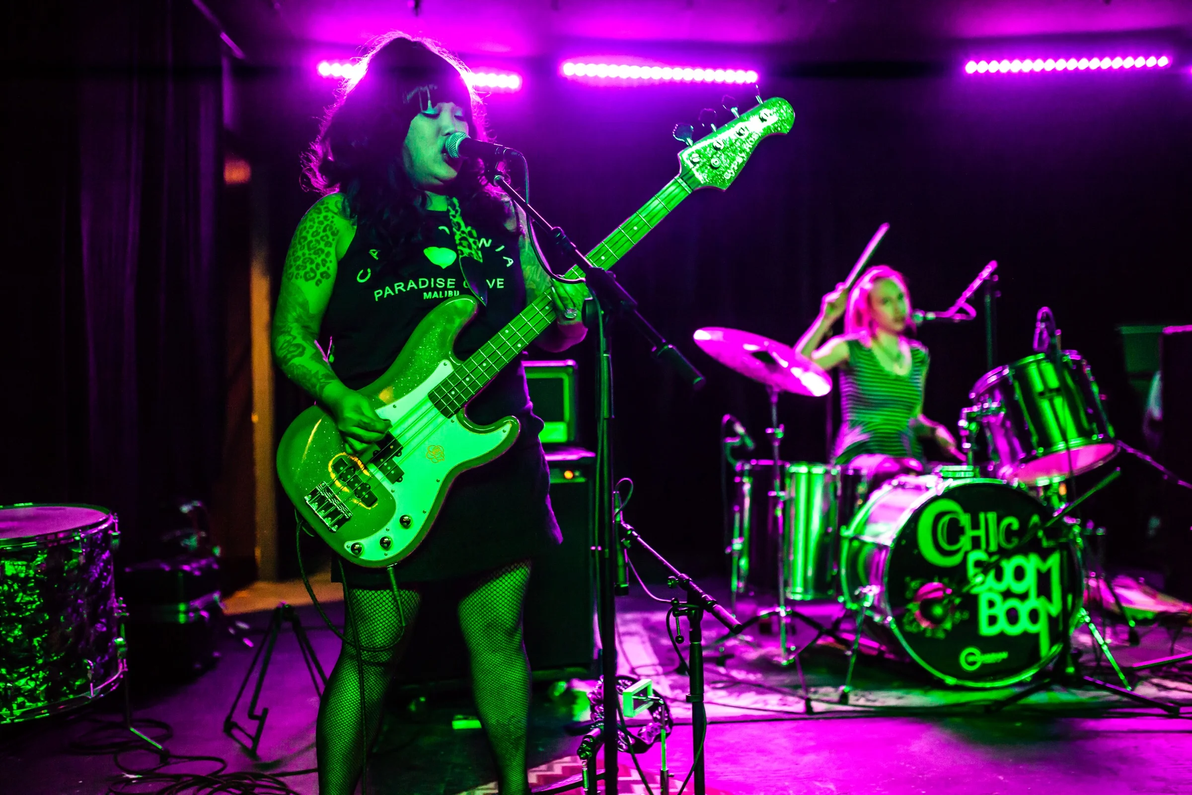 Chica Boom Boom open up the night at the Good Will Social Club. December 26, 2014 (GREG GALLINGER)
