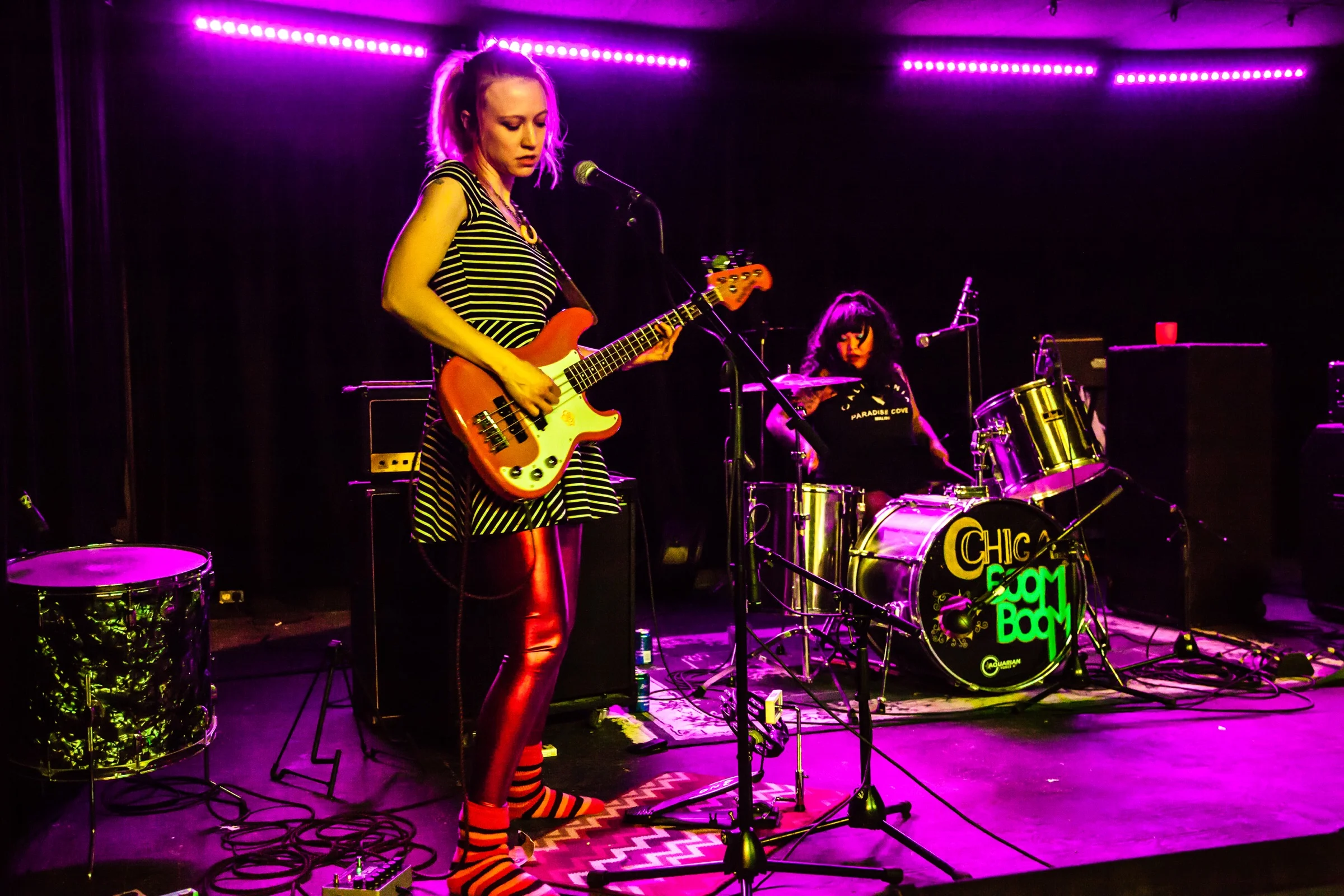 Chica Boom Boom open up the night at the Good Will Social Club. December 26, 2014 (GREG GALLINGER)