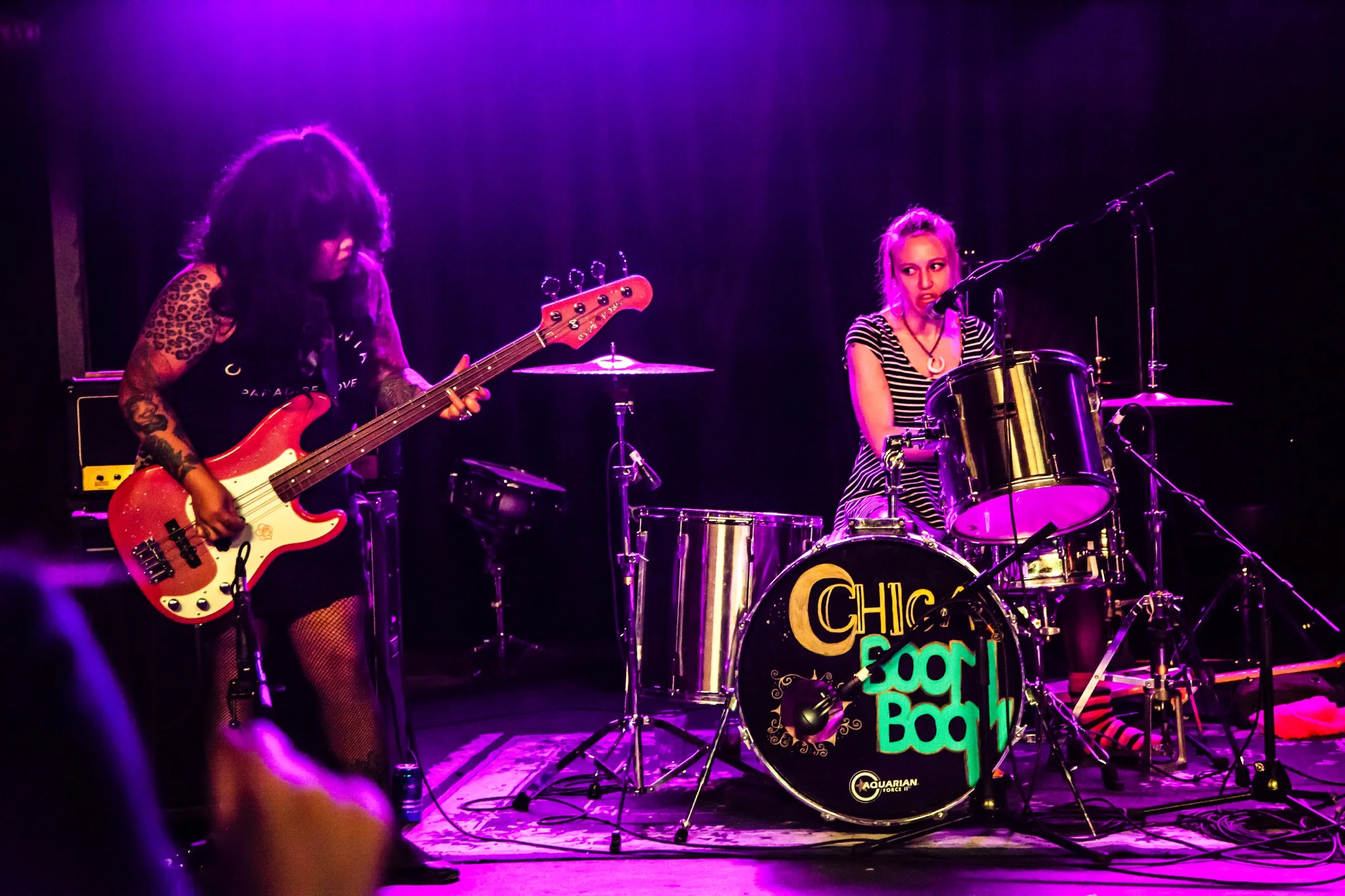 Chica Boom Boom open up the night at the Good Will Social Club. December 26, 2014 (GREG GALLINGER)