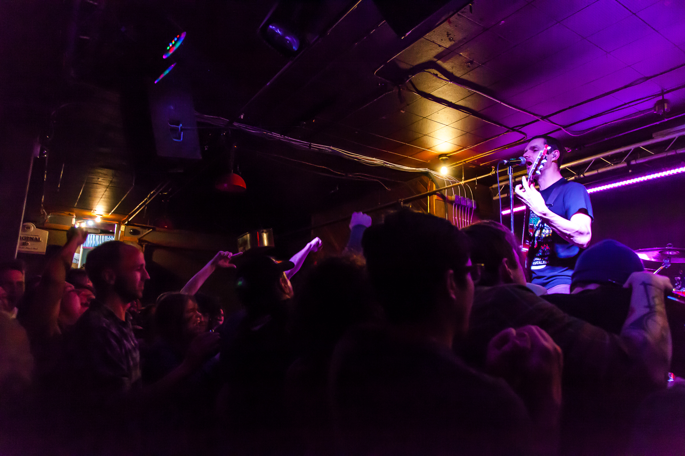 Propagandhi and the crowd at the Windsor