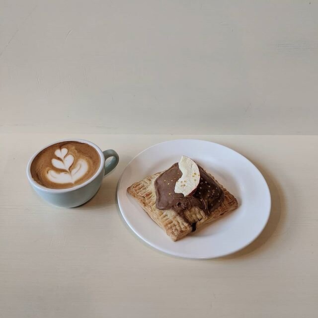 Cat's Luck Vegan is new to town and new to the cafe. We are excited to have their apple hand pies and s'mores cookies on hand this weekend. Pair them with an oat milk cappuccino. Supplies are limited and going fast but we will have them on weekends g