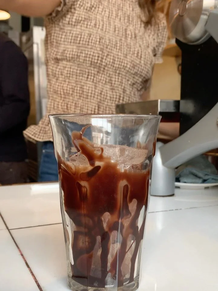 Some winter offerings back on the menu!

House made strawberry mocha (hot or iced)
Strawberry cream top for our cold brew
Pistachio latte made with a house made syrup and @elmhurst1925 pistachio milk (hot or iced)