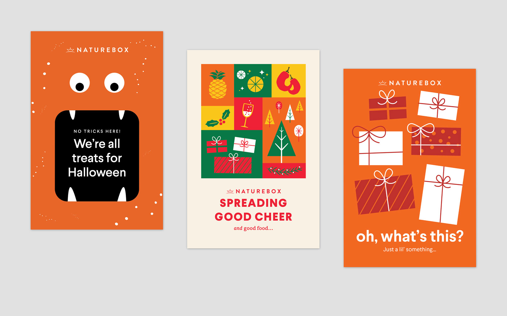 Front of postcards