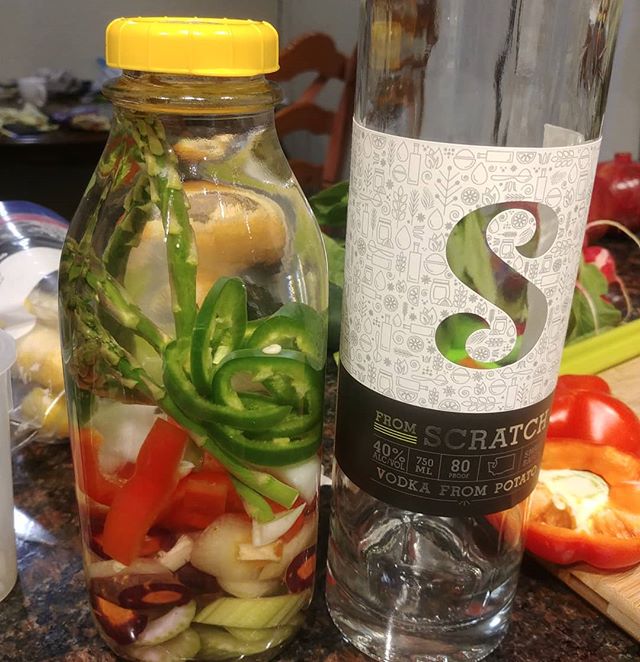 Experimenting here! @scratchdistillery booze concoction for Thanksgiving da...