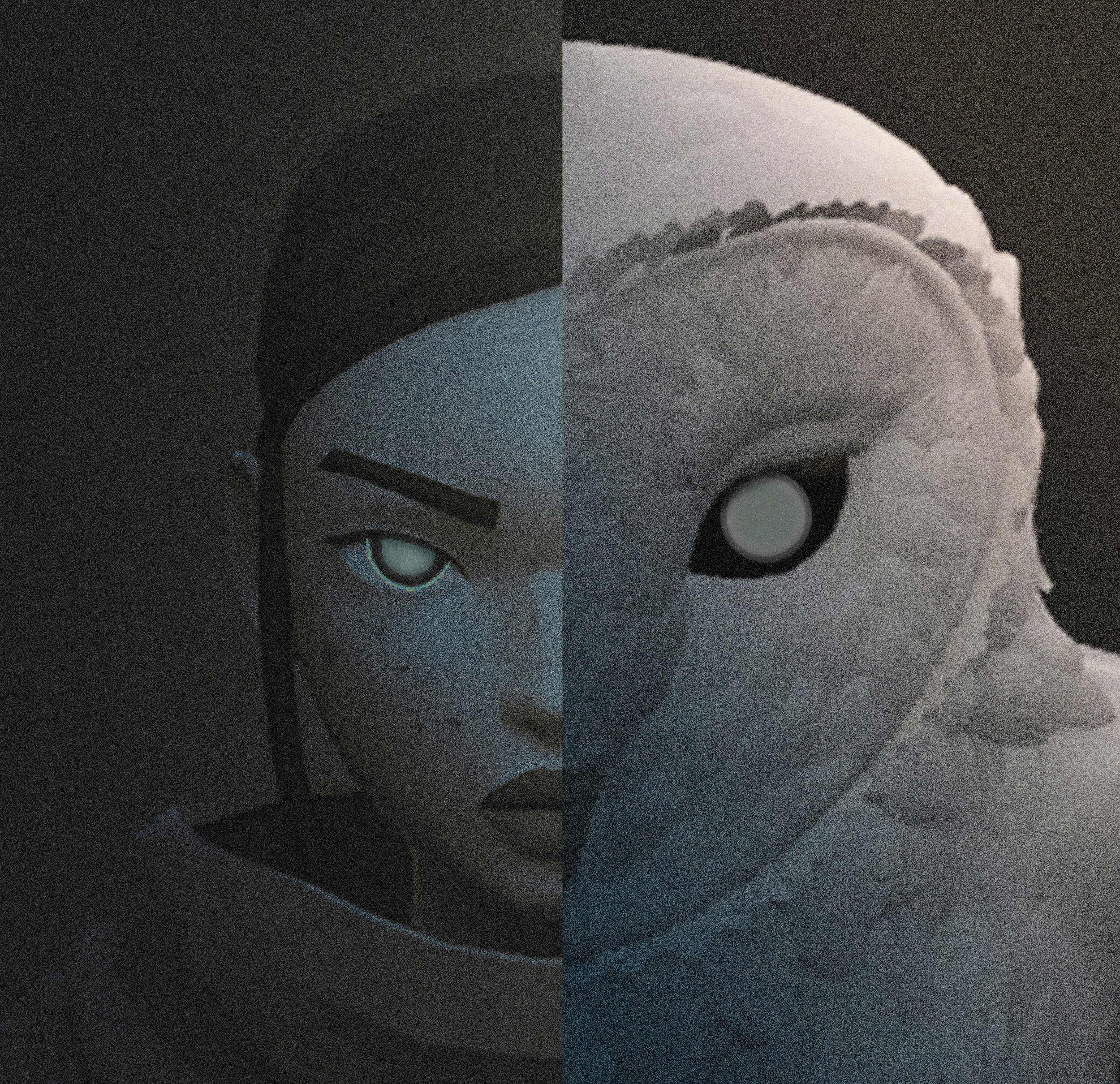 The girl and the owl