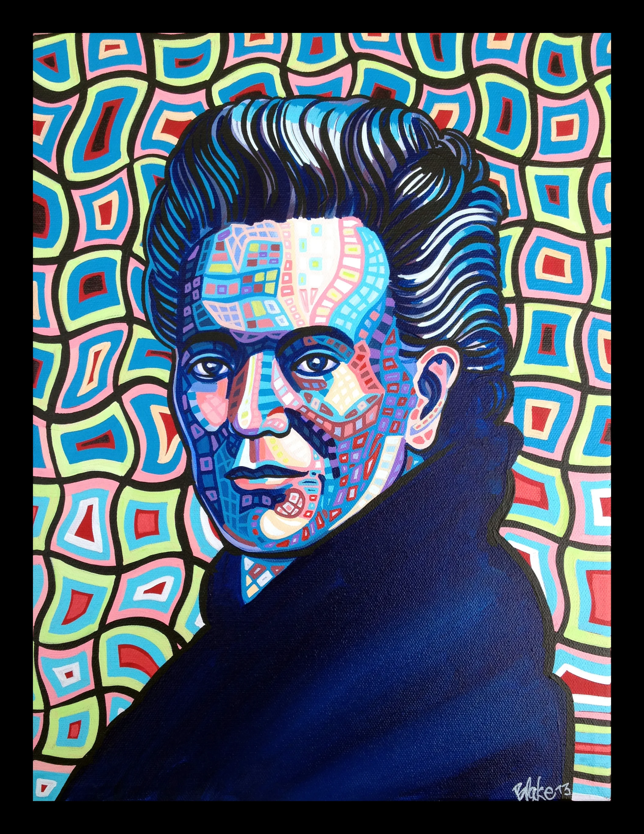 Matilda Joslyn Gage 12" x 16" acrylic on canvas 2013
