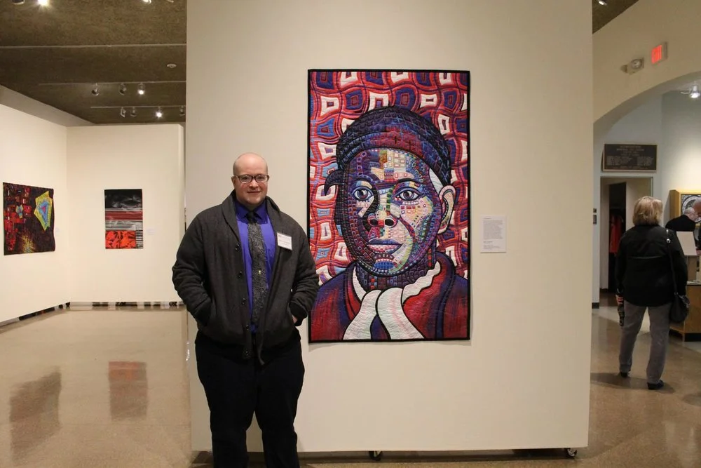 "Harriet Tubman" on display at Schweinfurth Art Center (photo by Davana Robedee)
