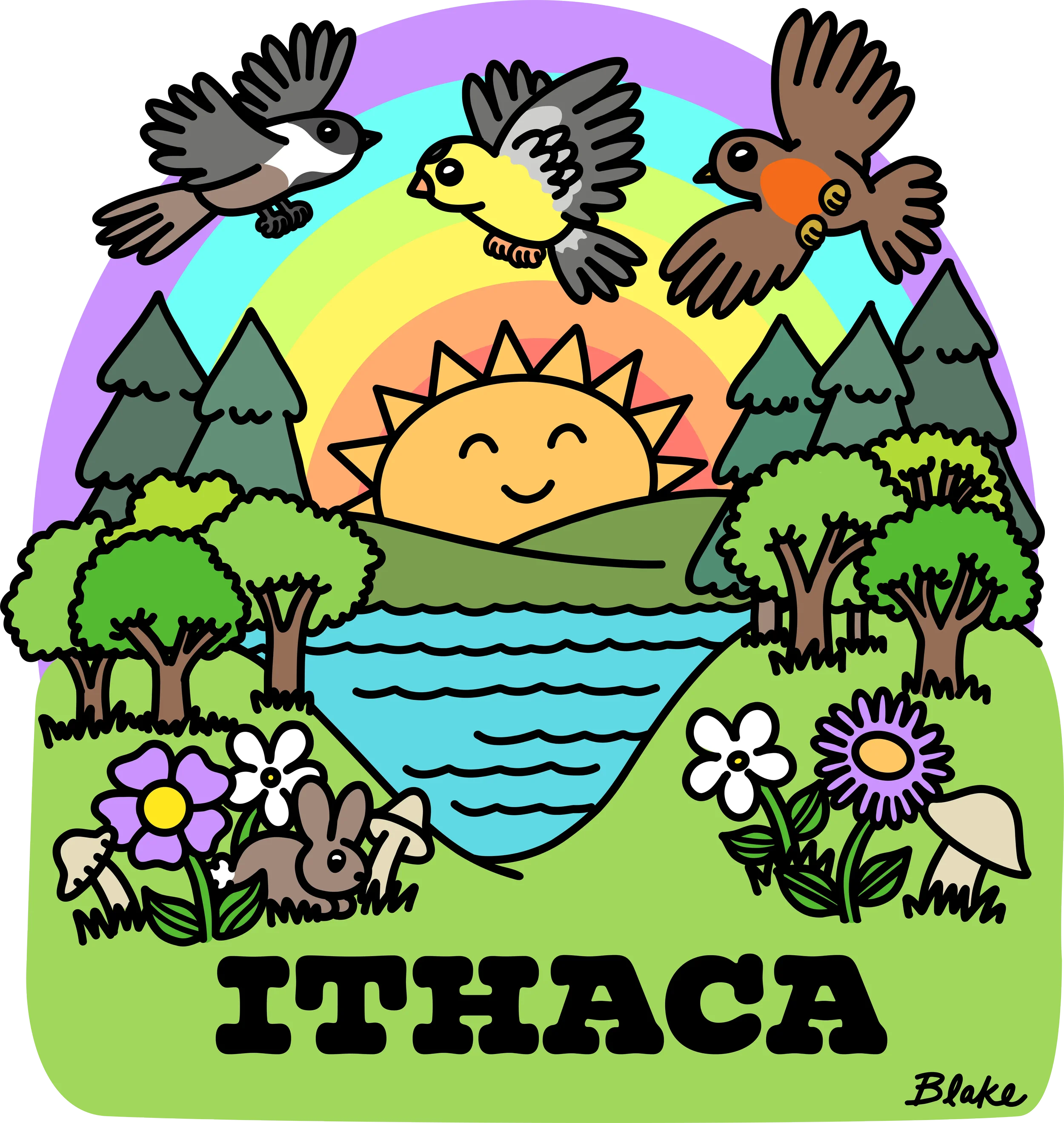 “Ithaca" art print May 2025